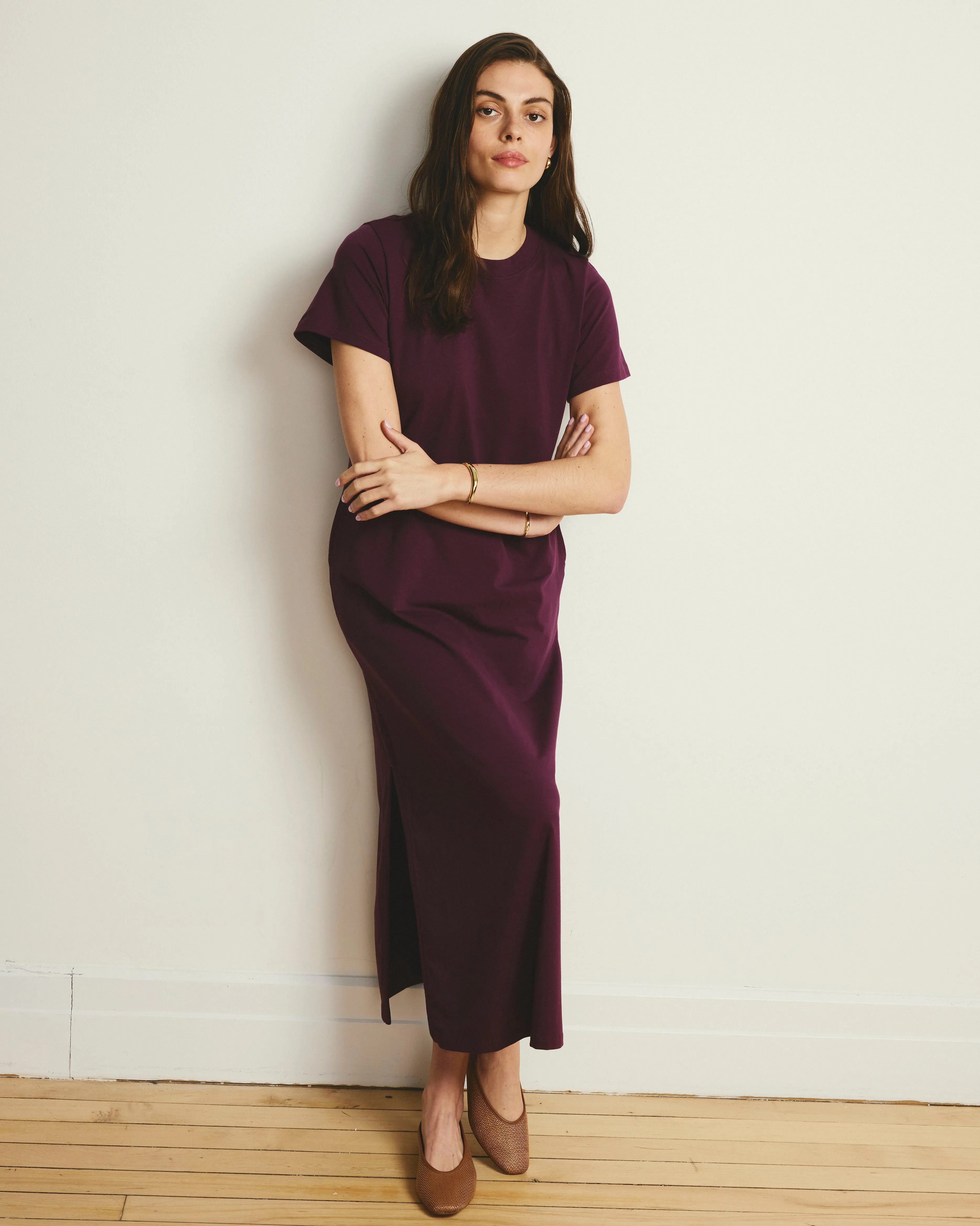 Halie Maxi T-Shirt Dress - Gamay sold by Universal Standard product image thumbnail 2