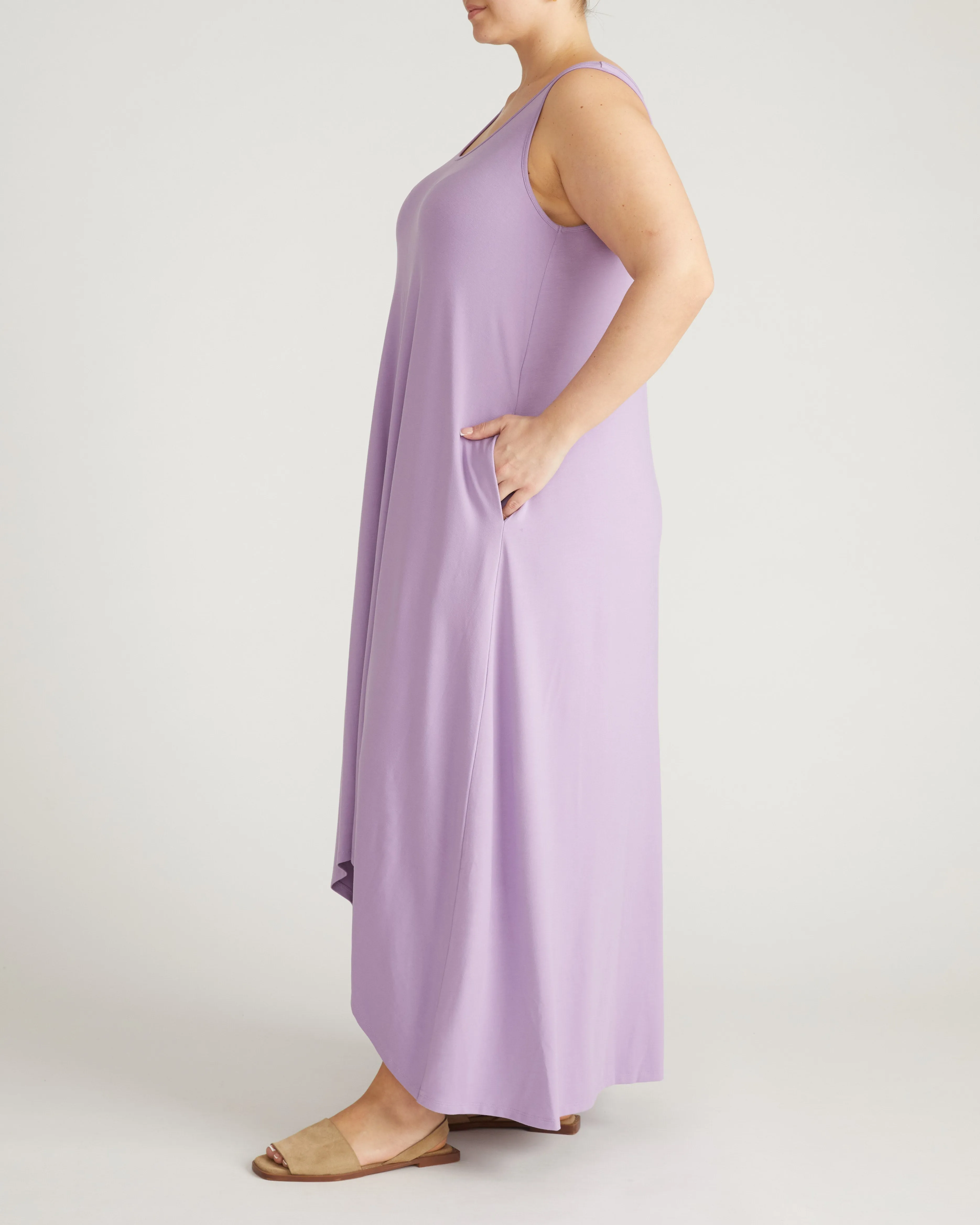 Athena Divine Jersey Dress - Spring Iris sold by Universal Standard product image thumbnail 3