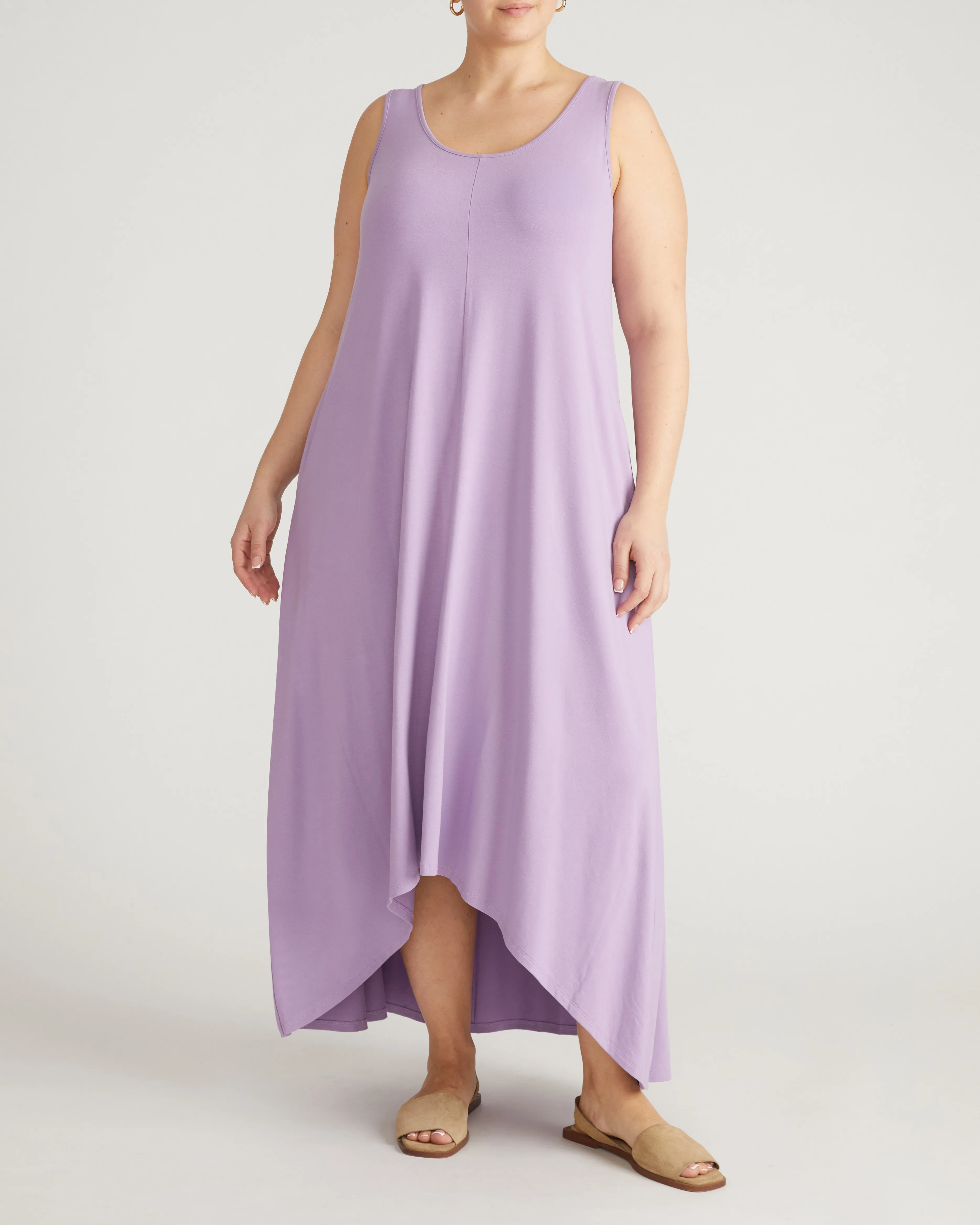 Athena Divine Jersey Dress - Spring Iris sold by Universal Standard product image thumbnail 2