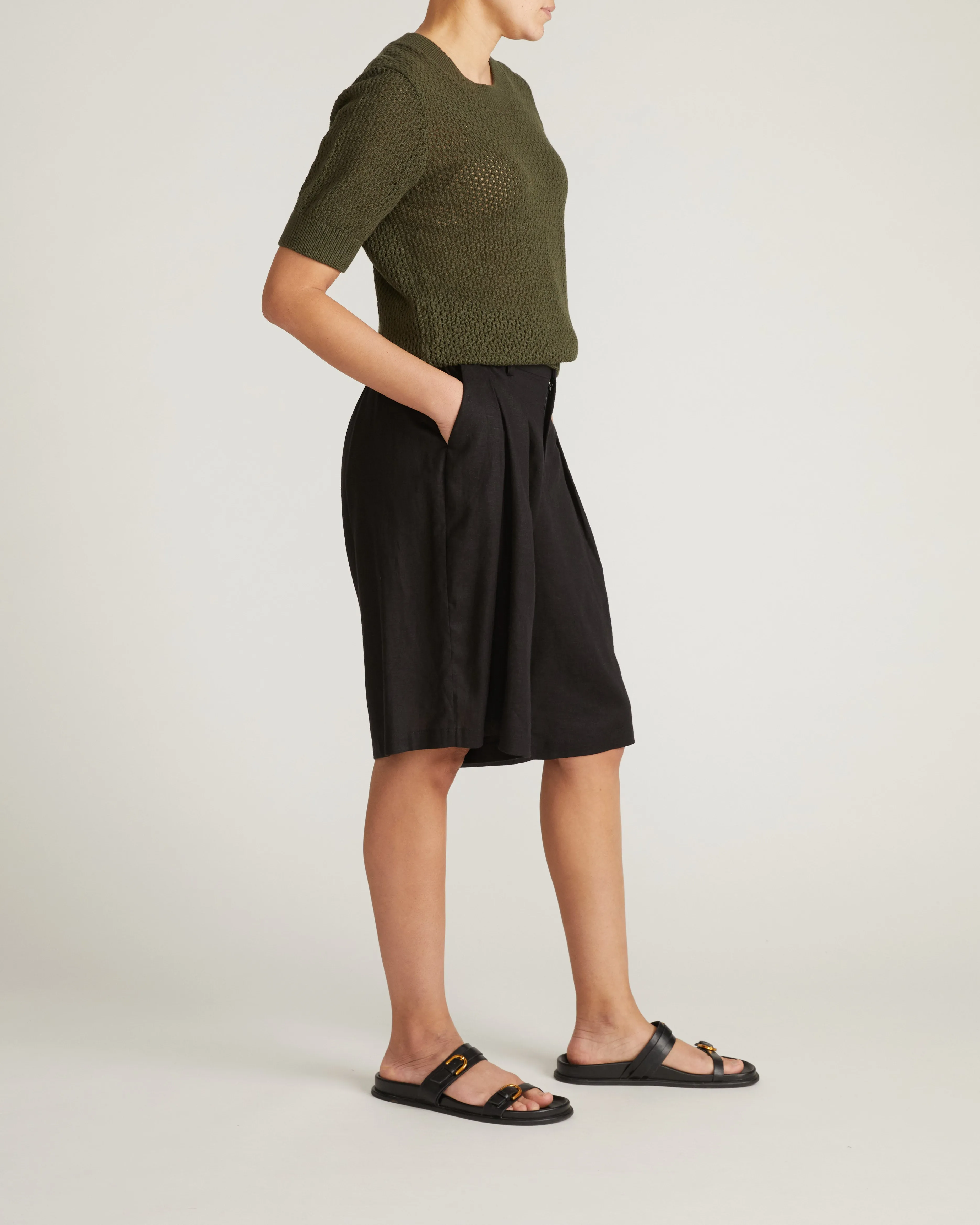 Rosie Pointelle Sweater Top - Camo sold by Universal Standard product image thumbnail 5