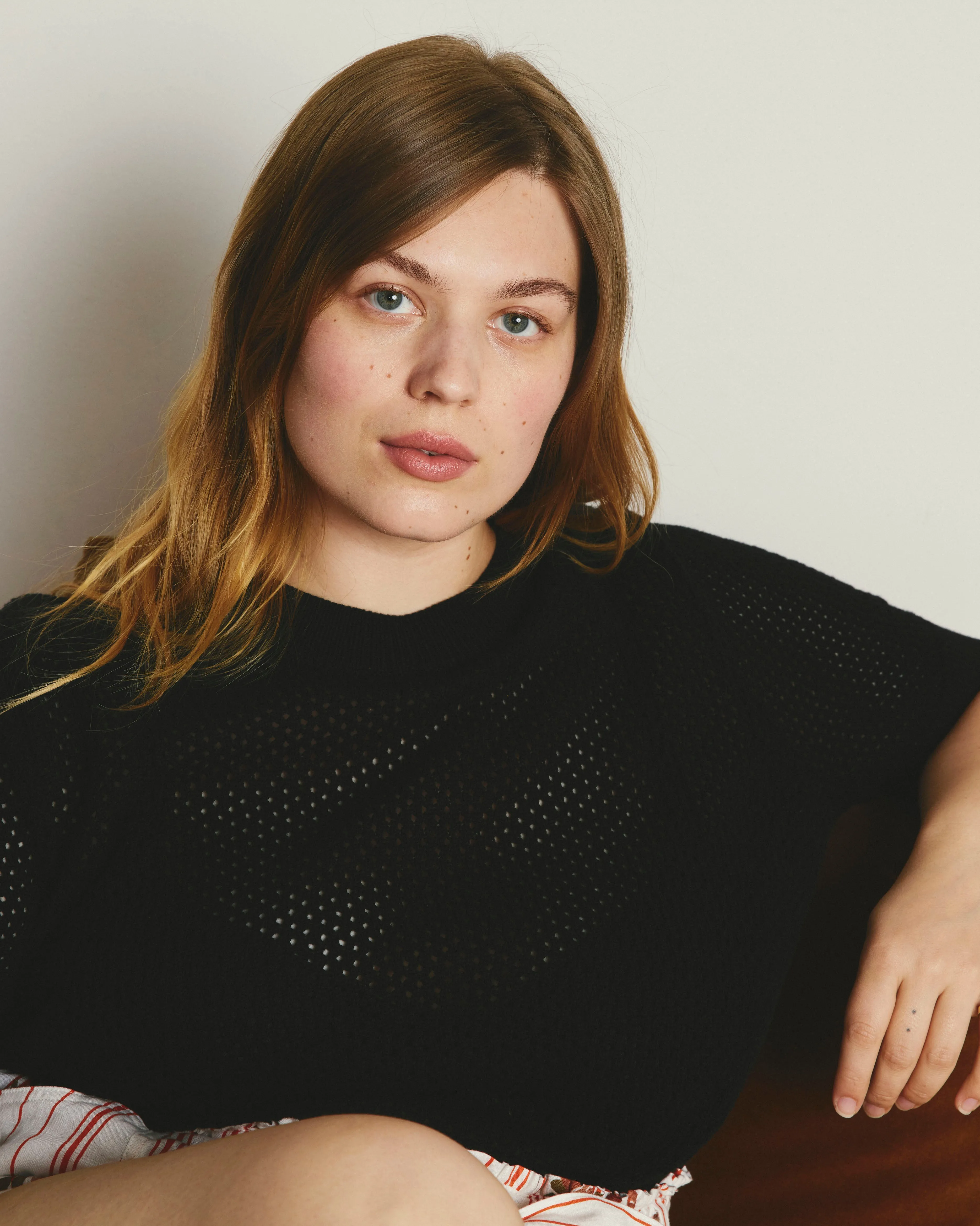 Rosie Pointelle Sweater Top - Black sold by Universal Standard product image thumbnail 2