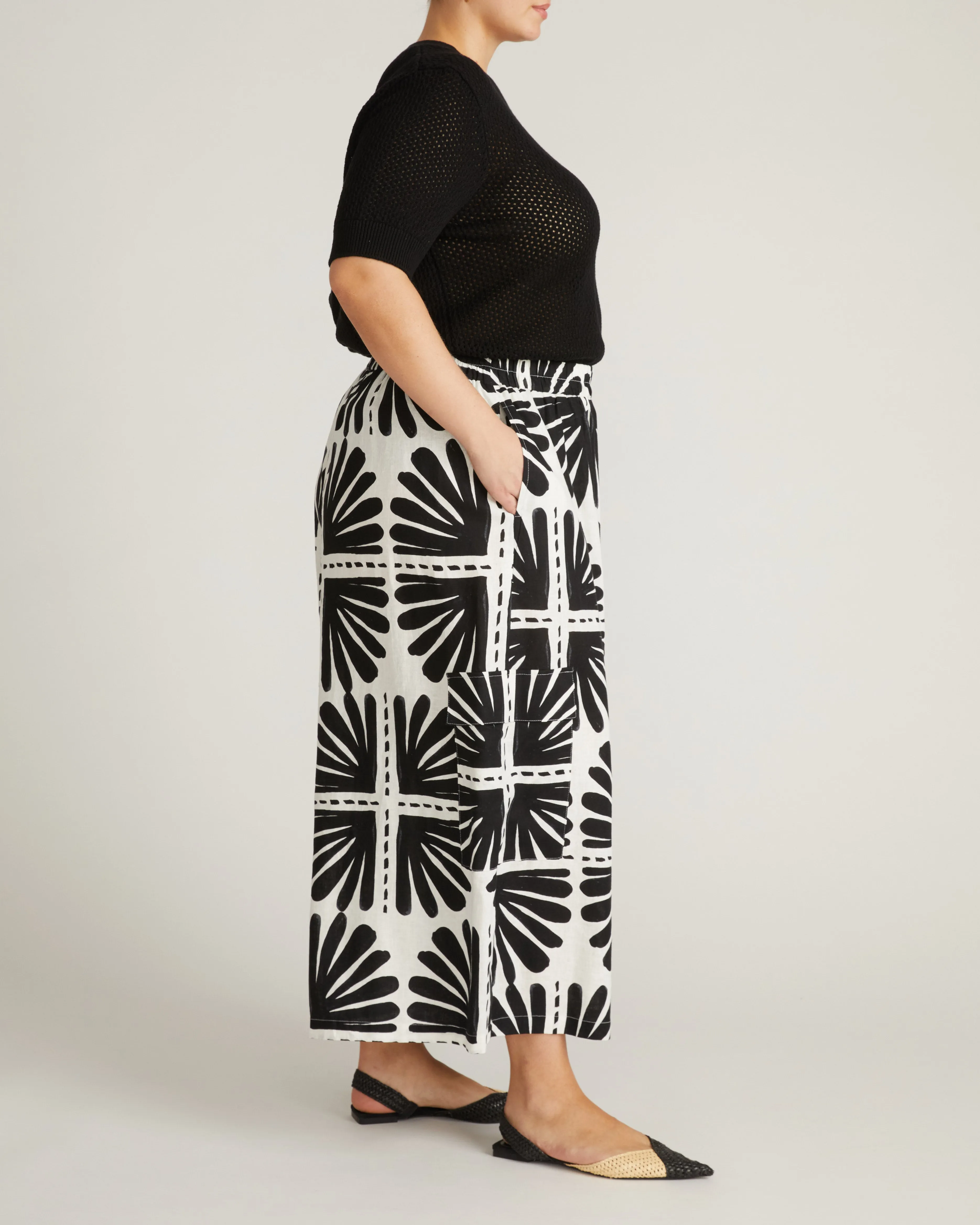 Rosie Pointelle Sweater Top - Black sold by Universal Standard product image thumbnail 5