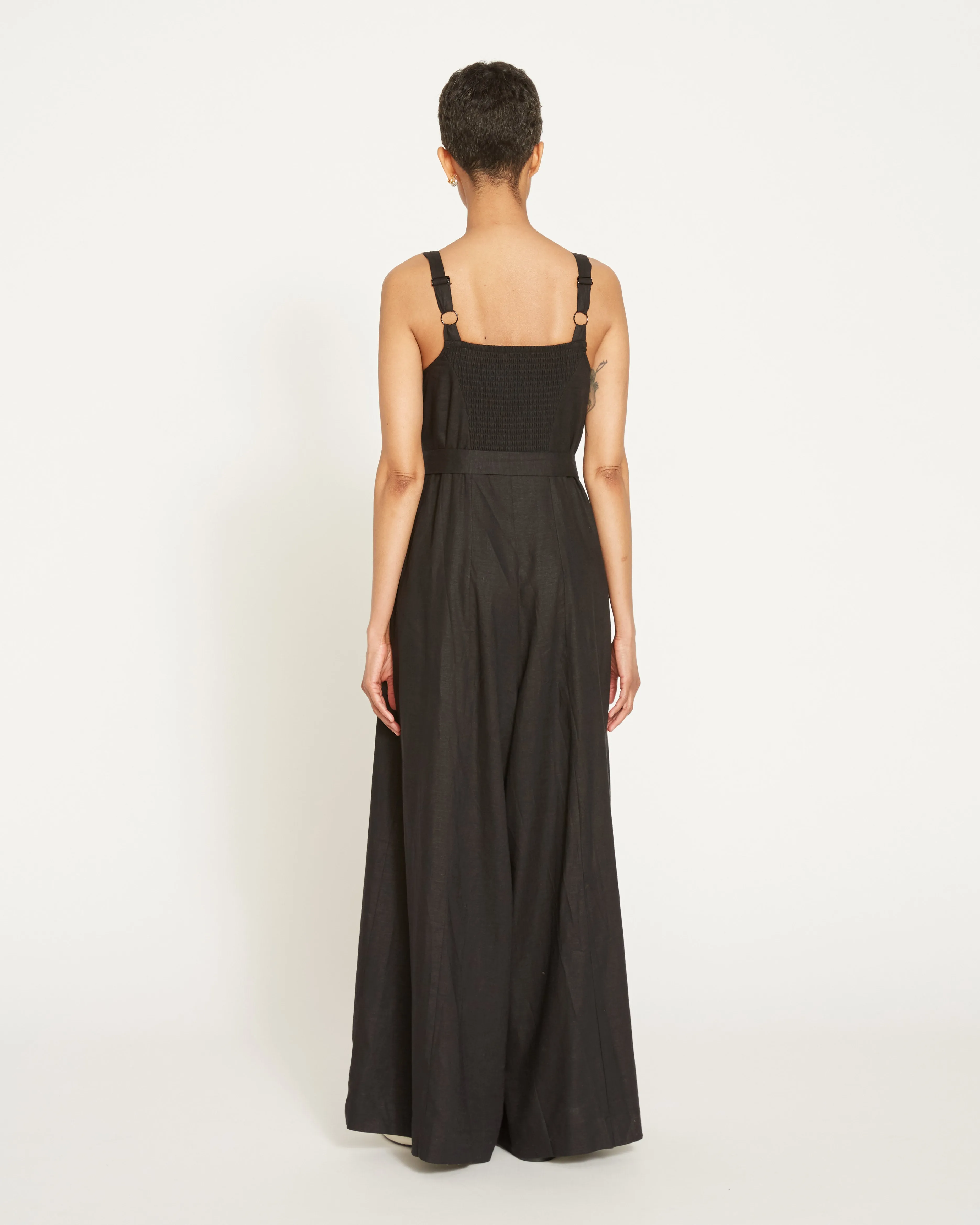 Promenade Linen Blend Jumpsuit - Black sold by Universal Standard product image thumbnail 5