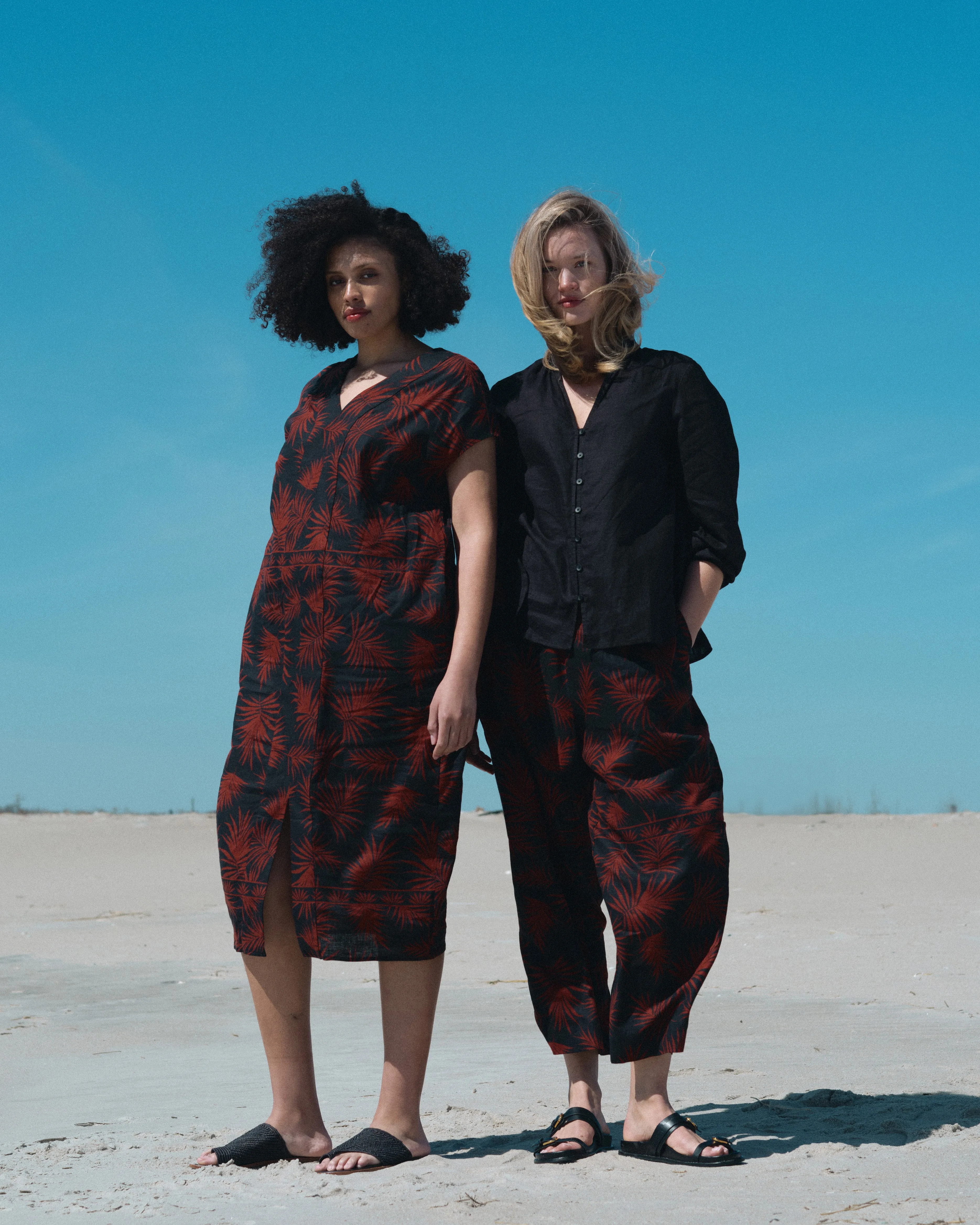 Cabana Linen Blend Kaftan - Bohem Print sold by Universal Standard product image thumbnail 5