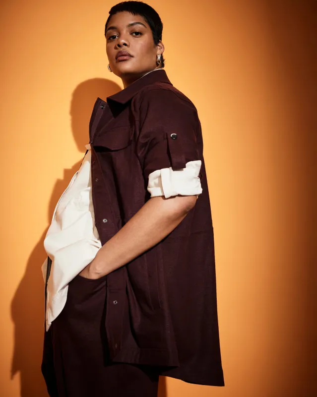 Vineyard Linen Blend Jacket - Brulee made by Universal Standard