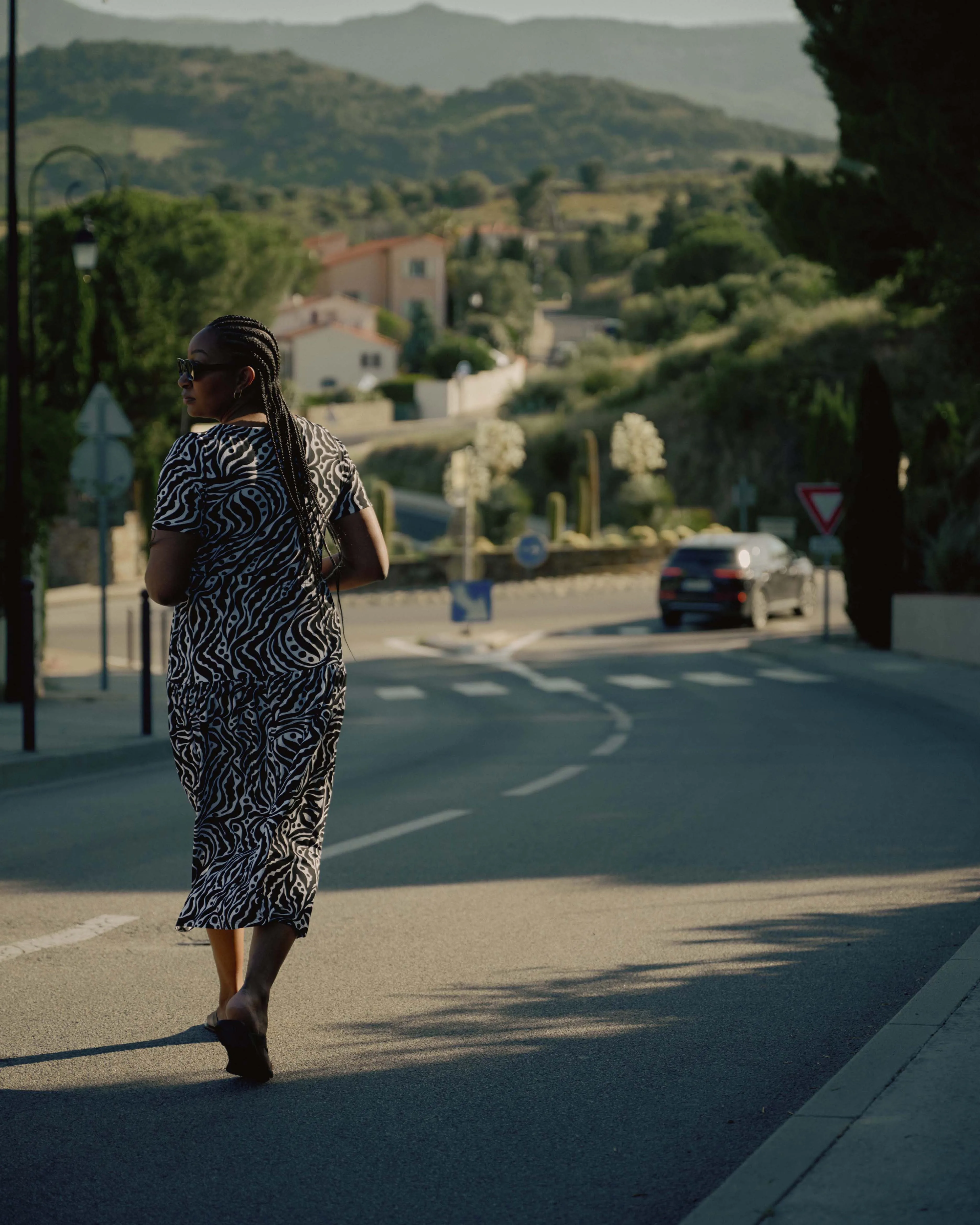 Thea Divine Jersey Midi Dress - Black Bosco Print sold by Universal Standard product image thumbnail 5