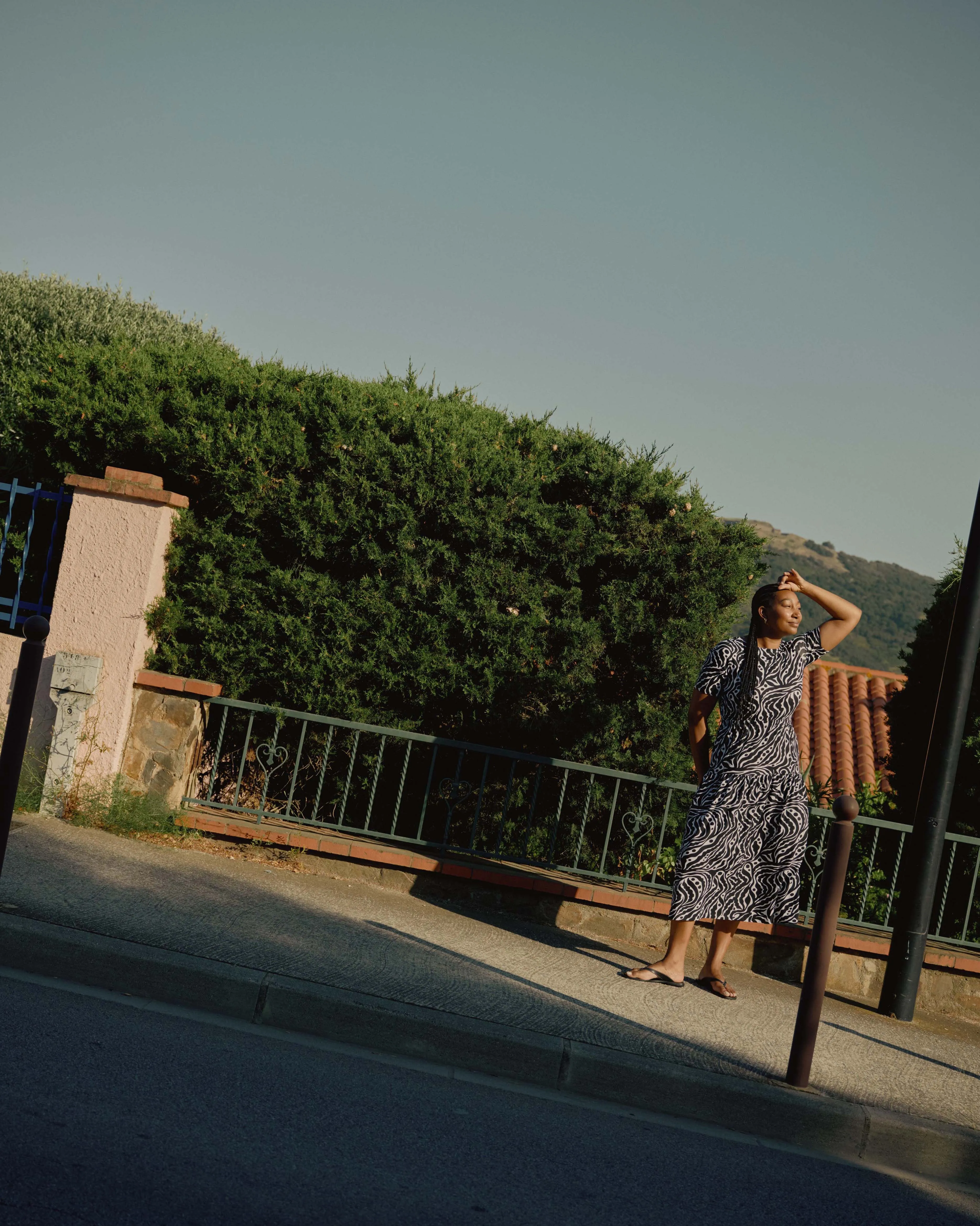 Thea Divine Jersey Midi Dress - Black Bosco Print sold by Universal Standard product image thumbnail 3