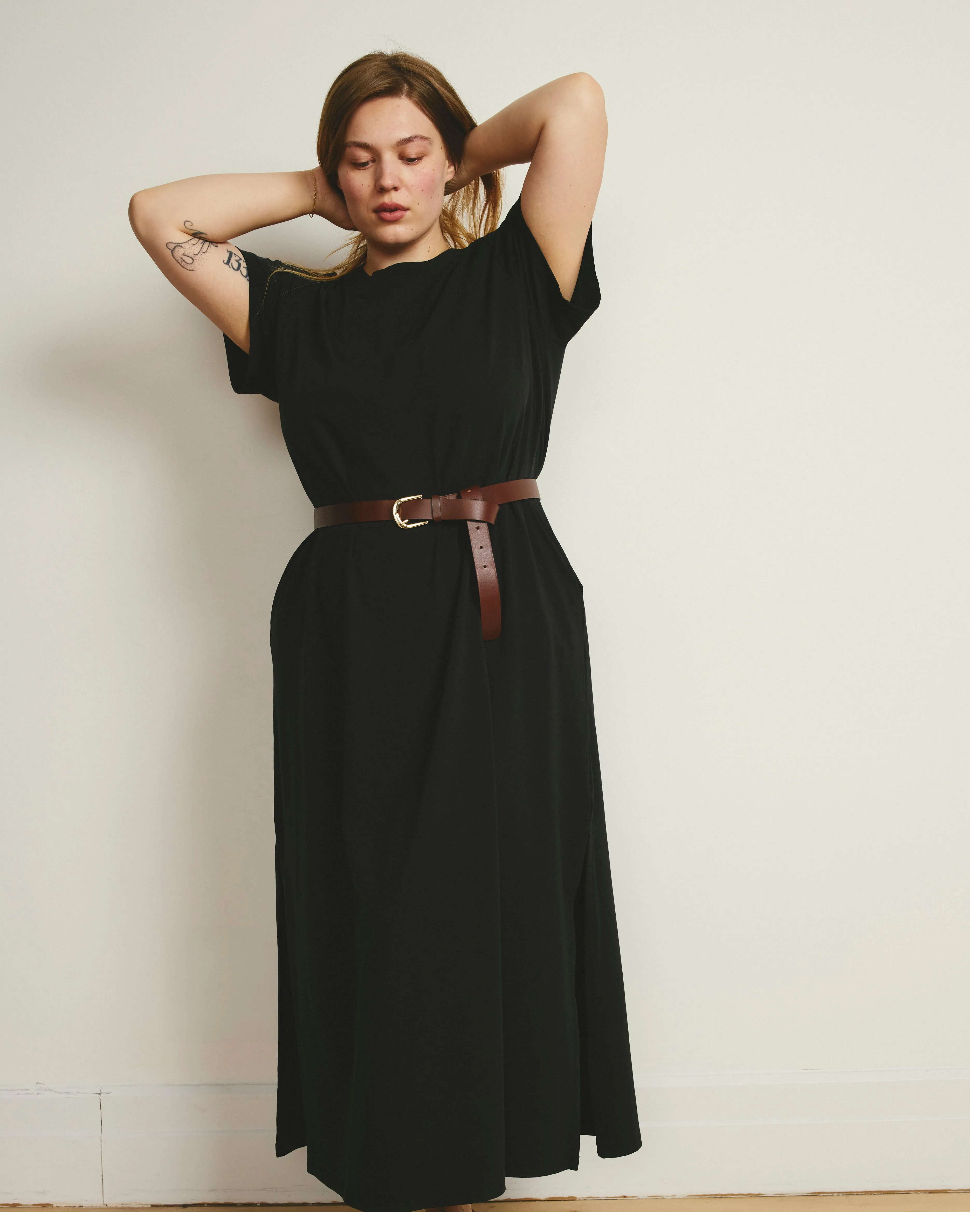 Maxi T-Shirt Dress - Black sold by Universal Standard product image thumbnail 5