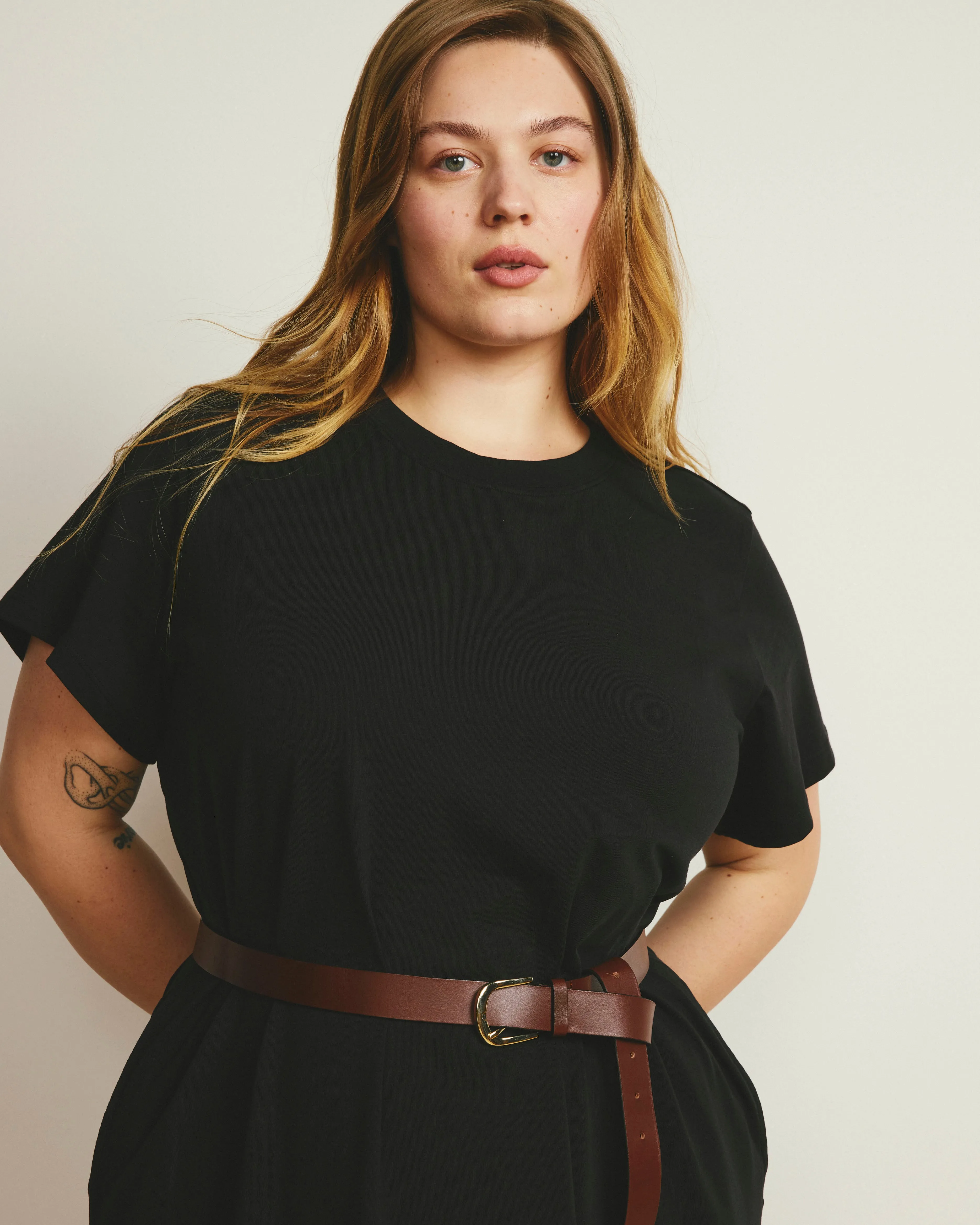 Maxi T-Shirt Dress - Black sold by Universal Standard product image thumbnail 4