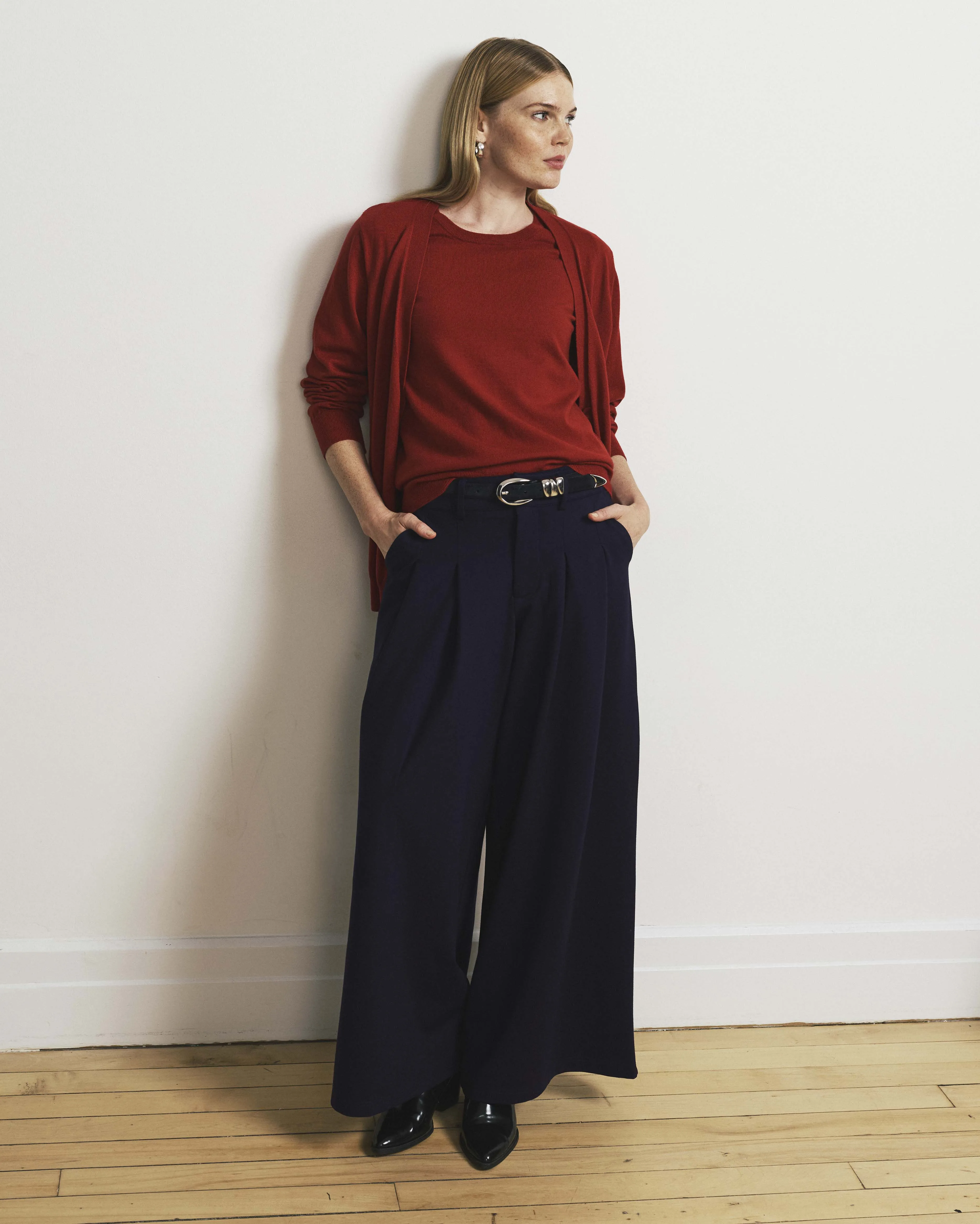 Savvy Fine Knit Sweater Top - Autumnal Red sold by Universal Standard product image thumbnail 3