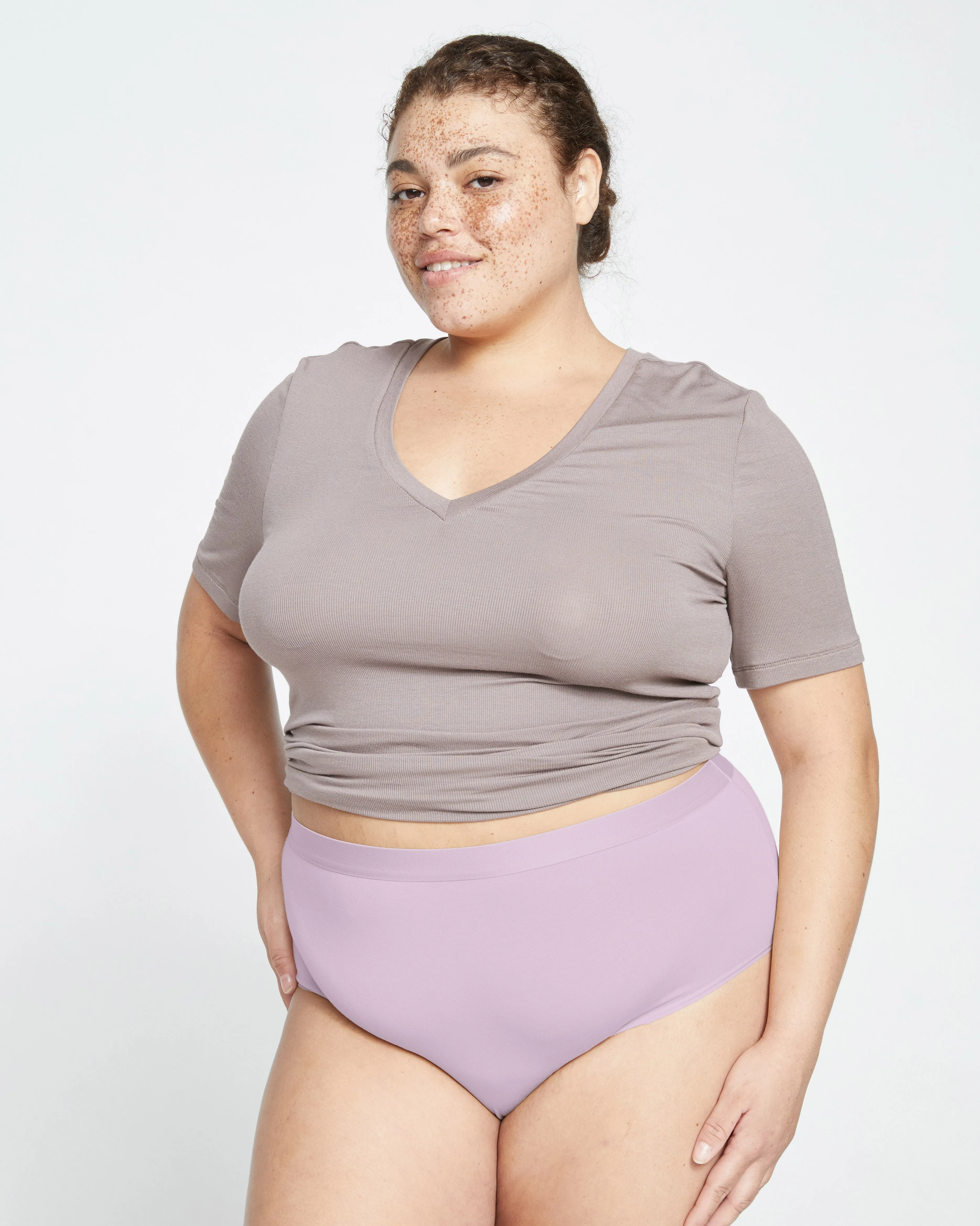 UltimateS High Rise Brief - Pink Dreams sold by Universal Standard product image thumbnail 4
