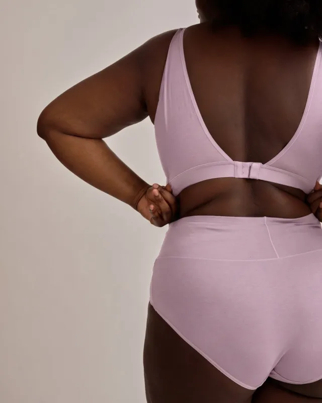 UltimateS Full Coverage High Rise Brief - Pink Dreams made by Universal Standard