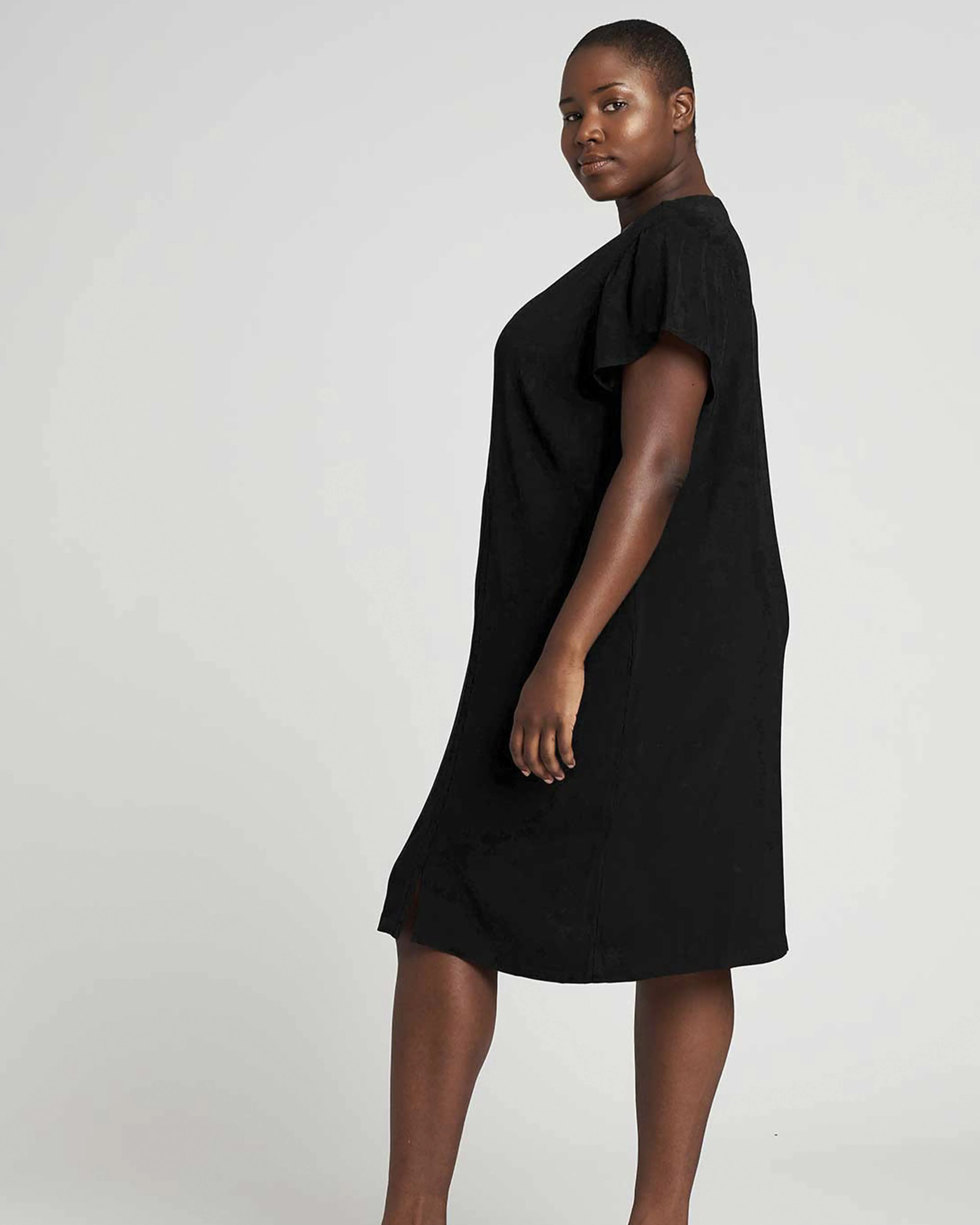 Kendra Crepe Dress - Black sold by Universal Standard product image thumbnail 2