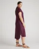 Dune Linen Shirtdress - Acai sold by Universal Standard