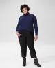 Silvia Slim Cut Cropped Trousers 25 inch - Black sold by Universal Standard