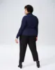 Silvia Slim Cut Cropped Trousers 25 inch - Black sold by Universal Standard