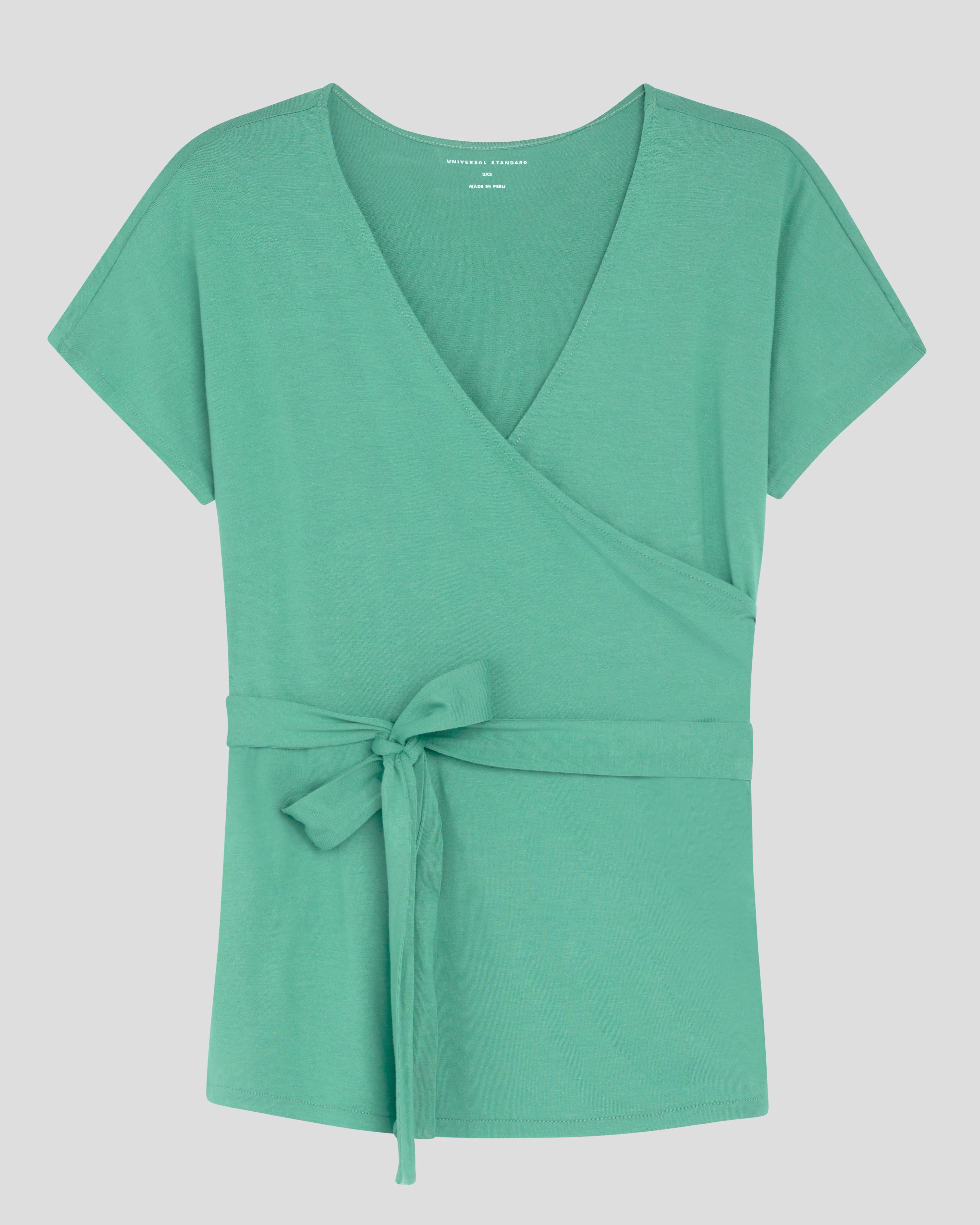 Fine Jersey Wrap Top - Mint sold by Universal Standard product image thumbnail 2