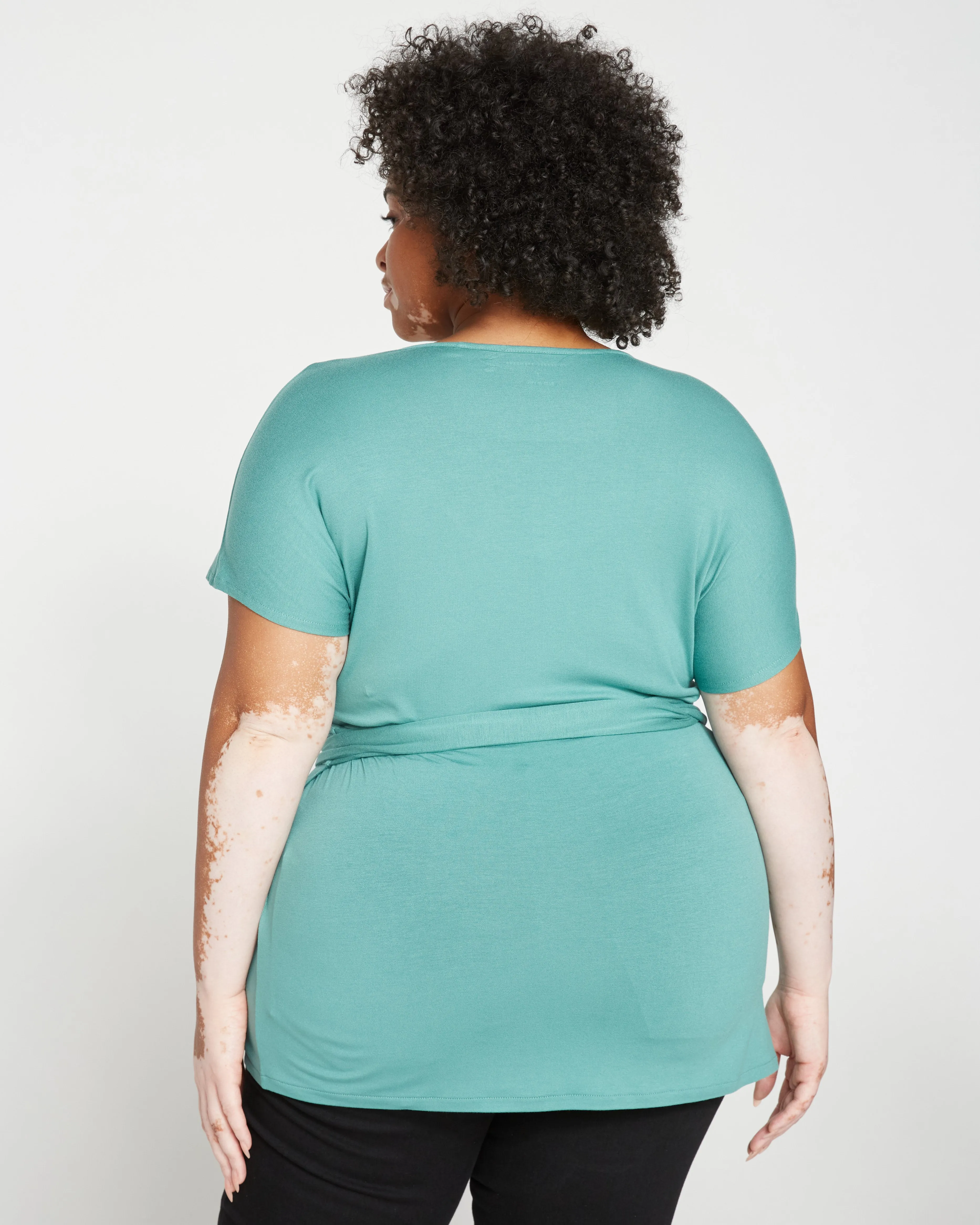 Fine Jersey Wrap Top - Mint sold by Universal Standard product image thumbnail 5