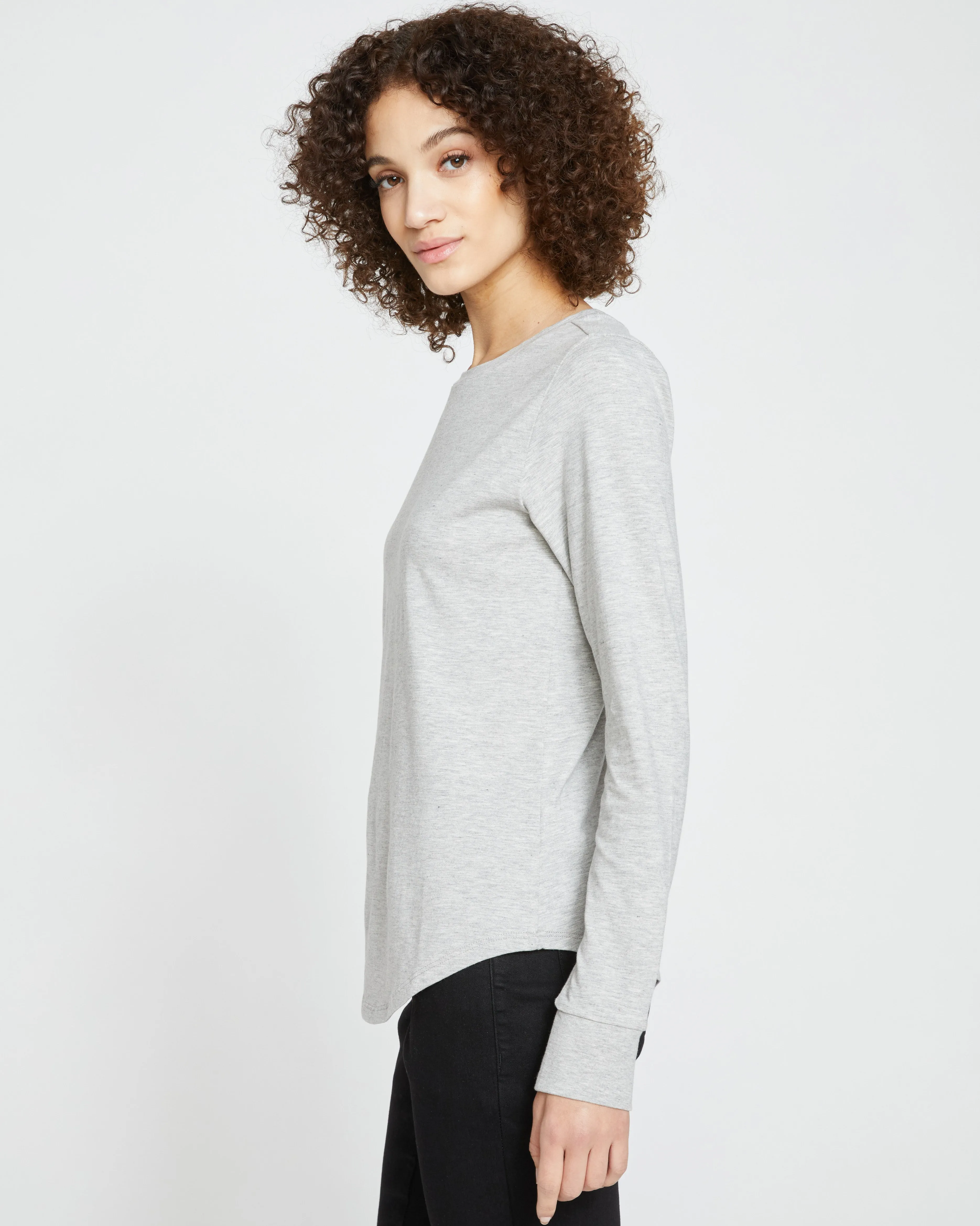 Long Sleeve Tee Rex - Heather Grey sold by Universal Standard product image thumbnail 3