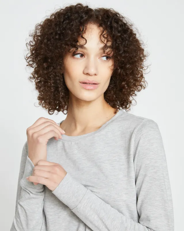 Long Sleeve Tee Rex - Heather Grey sold by Universal Standard