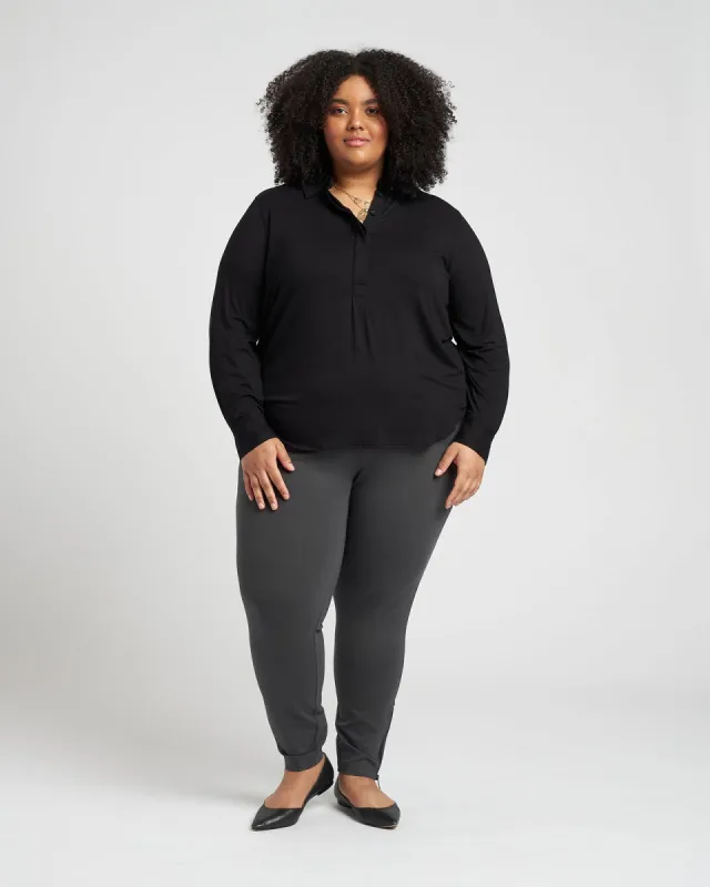 Moro Pocket Ponte Pants - Black Sand sold by Universal Standard