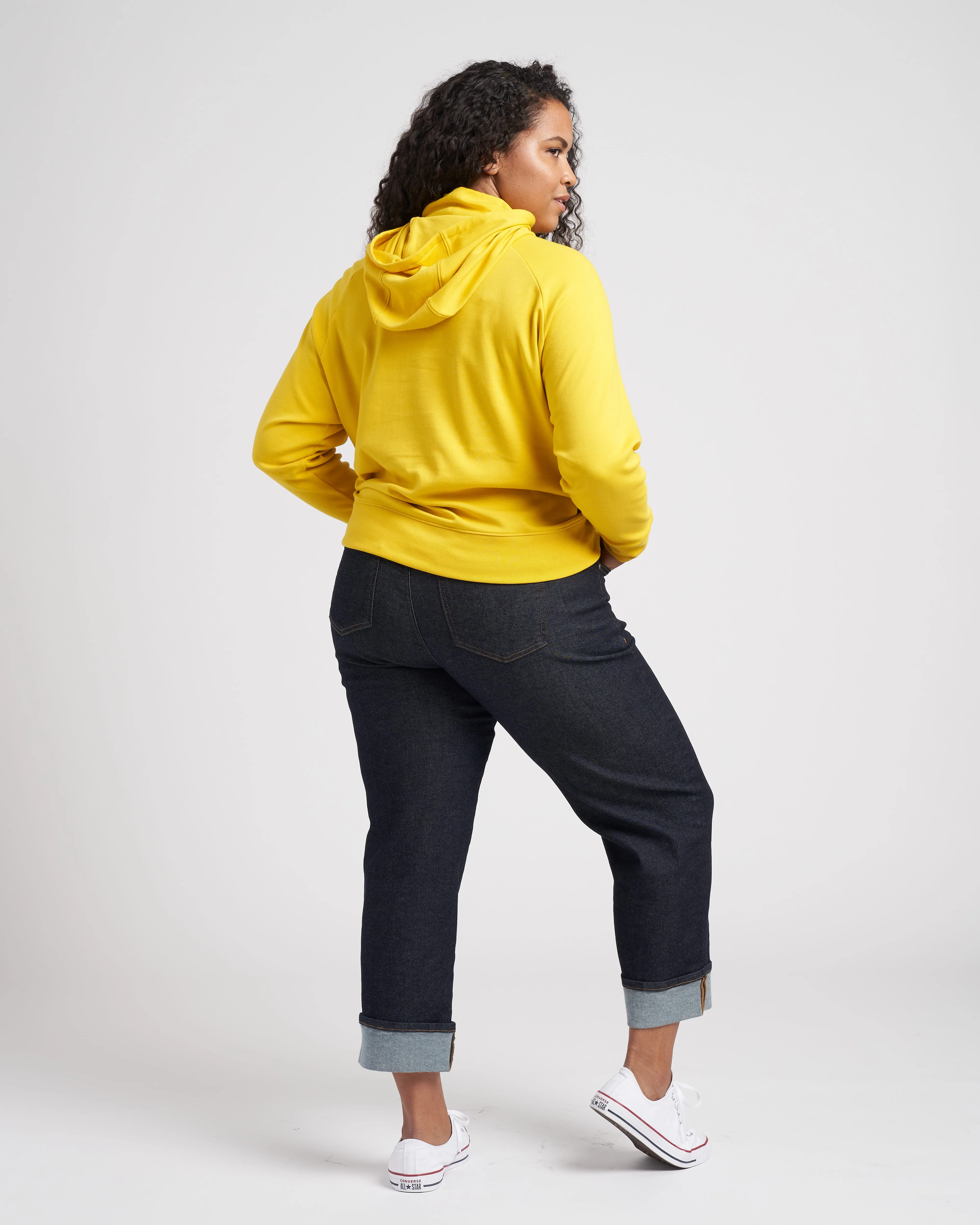 Fallon Funnel Neck Hoodie - Lemon sold by Universal Standard product image thumbnail 5