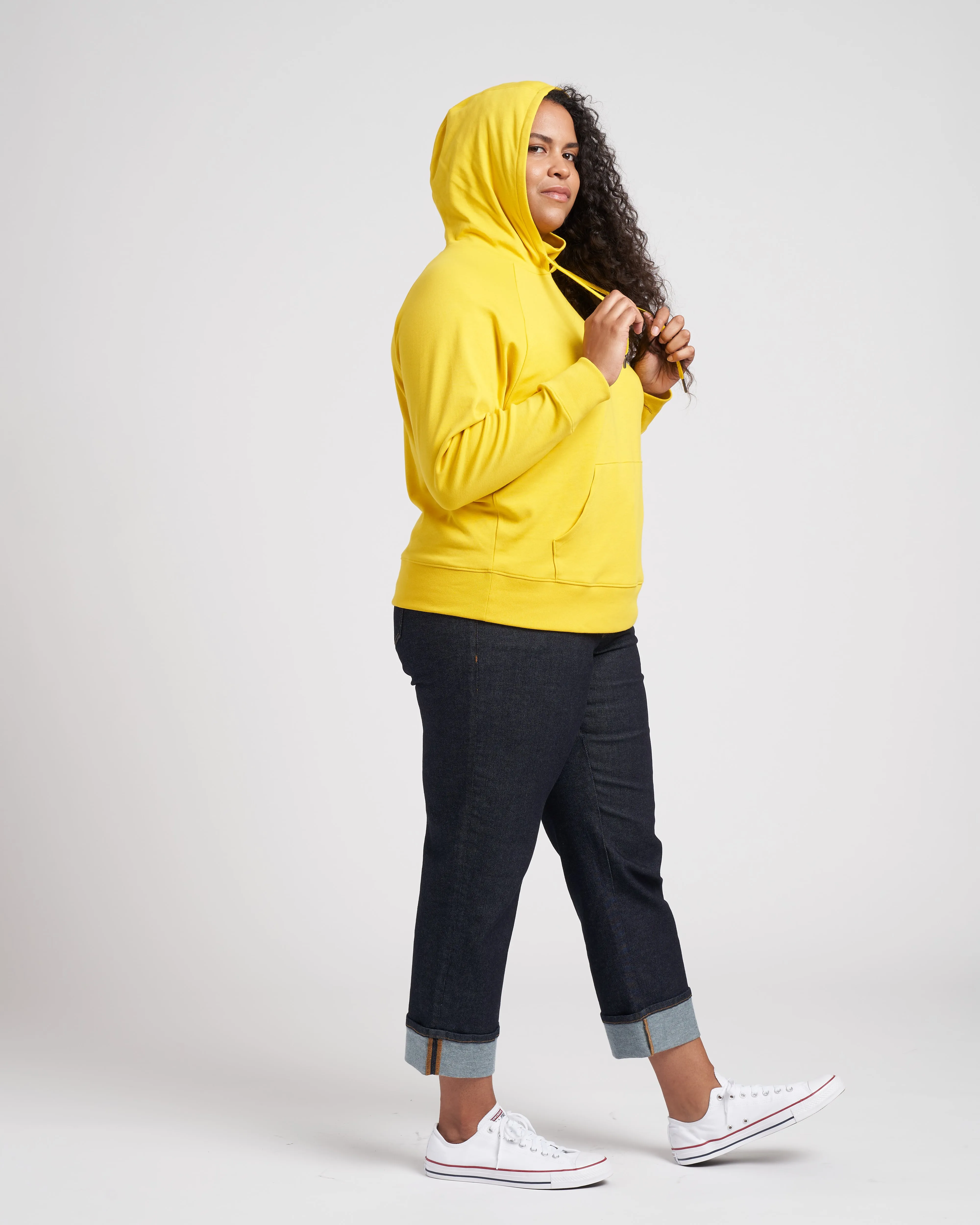 Fallon Funnel Neck Hoodie - Lemon sold by Universal Standard product image thumbnail 4