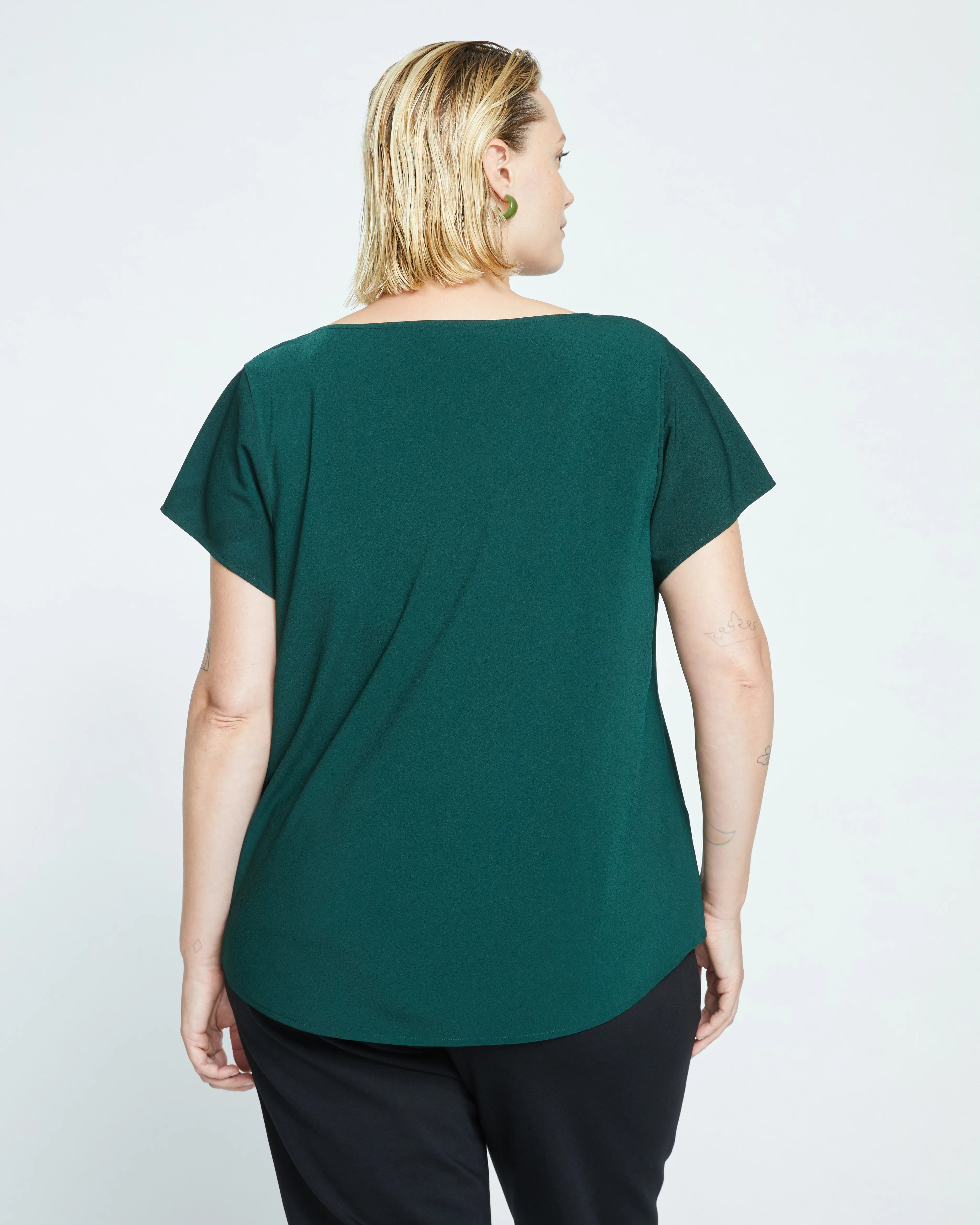 Better-Than-Silk Shell Top - Forest Green sold by Universal Standard product image thumbnail 4