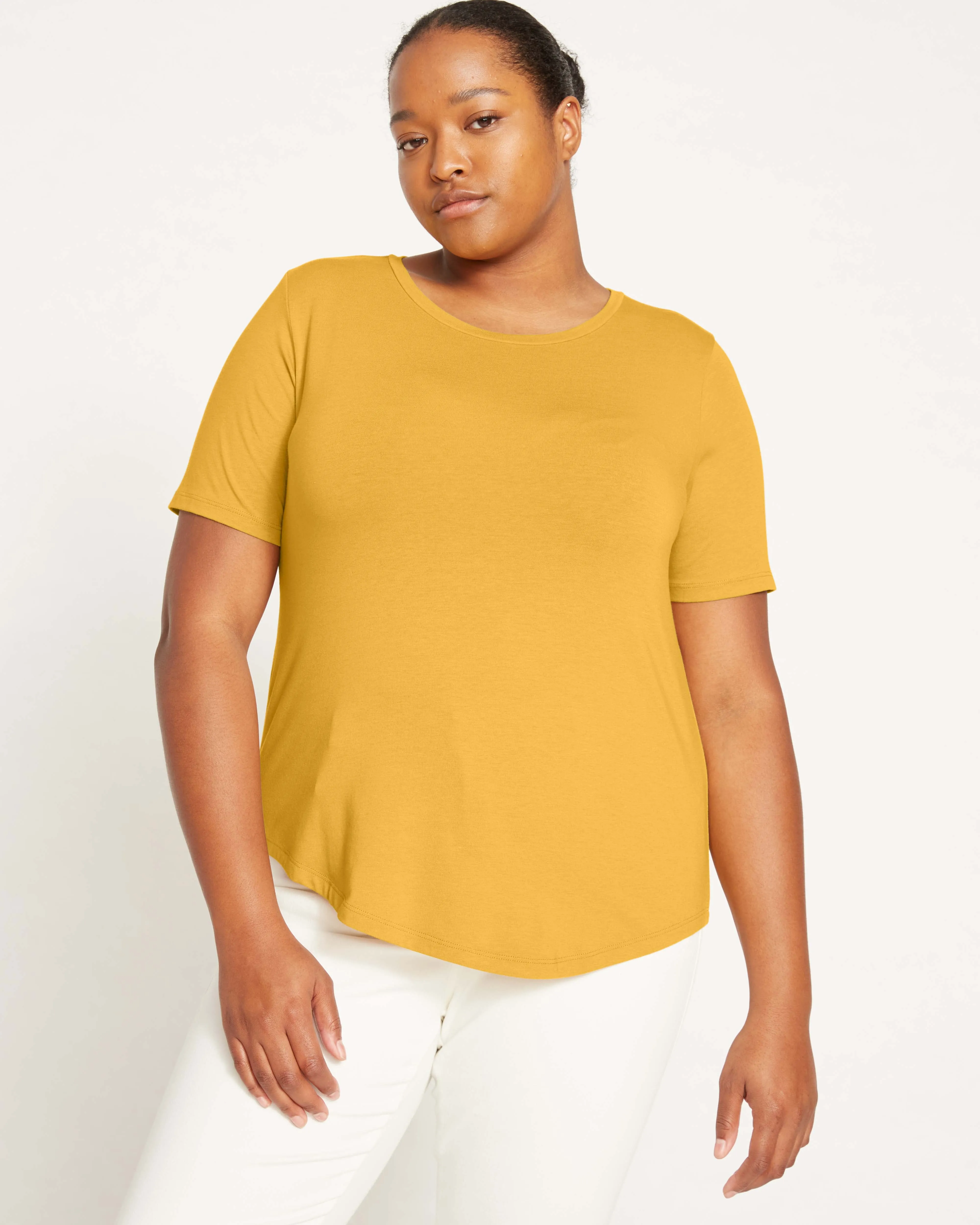 Free Tee Rex - Mustard sold by Universal Standard