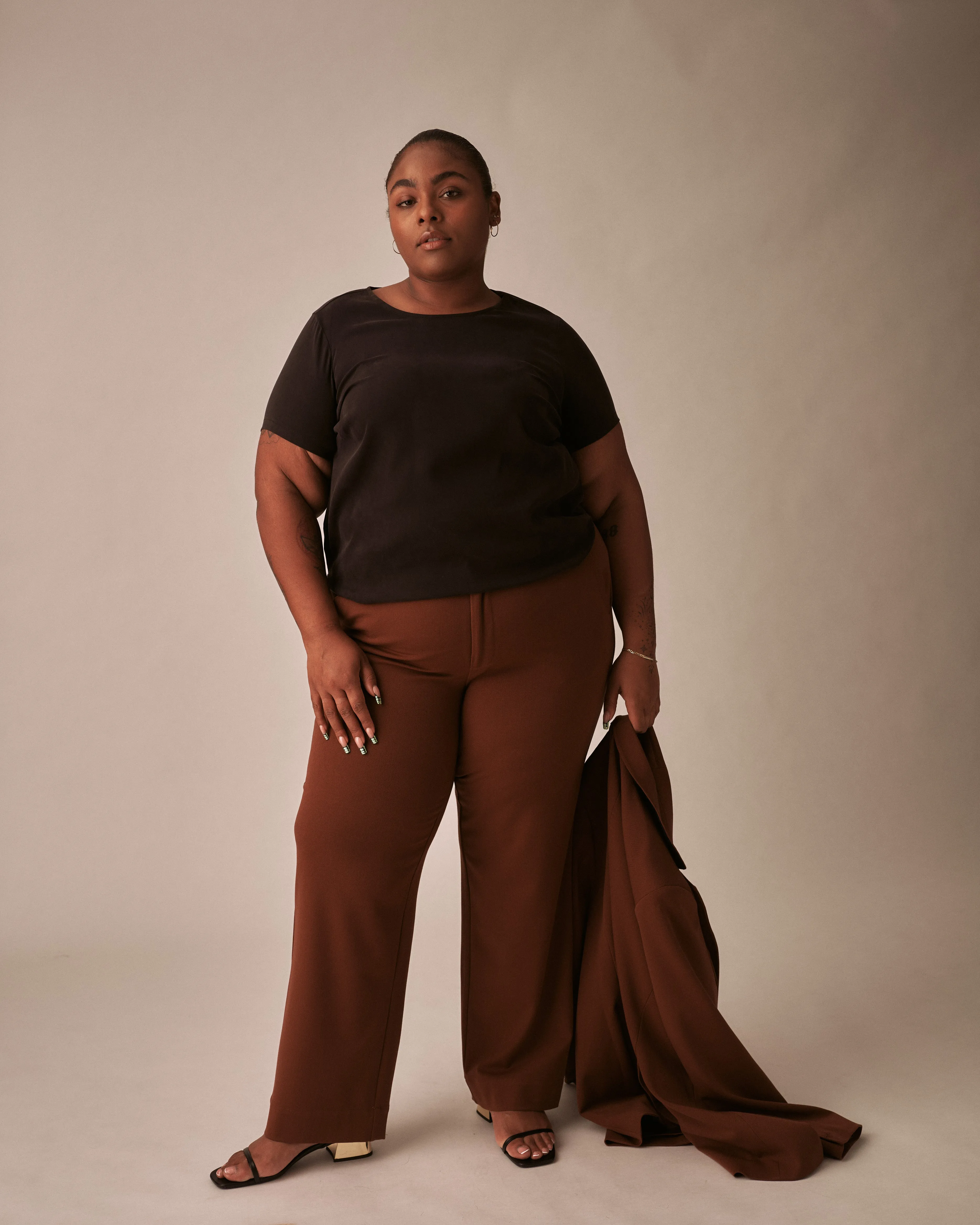 Henning x US Irving Suit Pants - Pony sold by Universal Standard