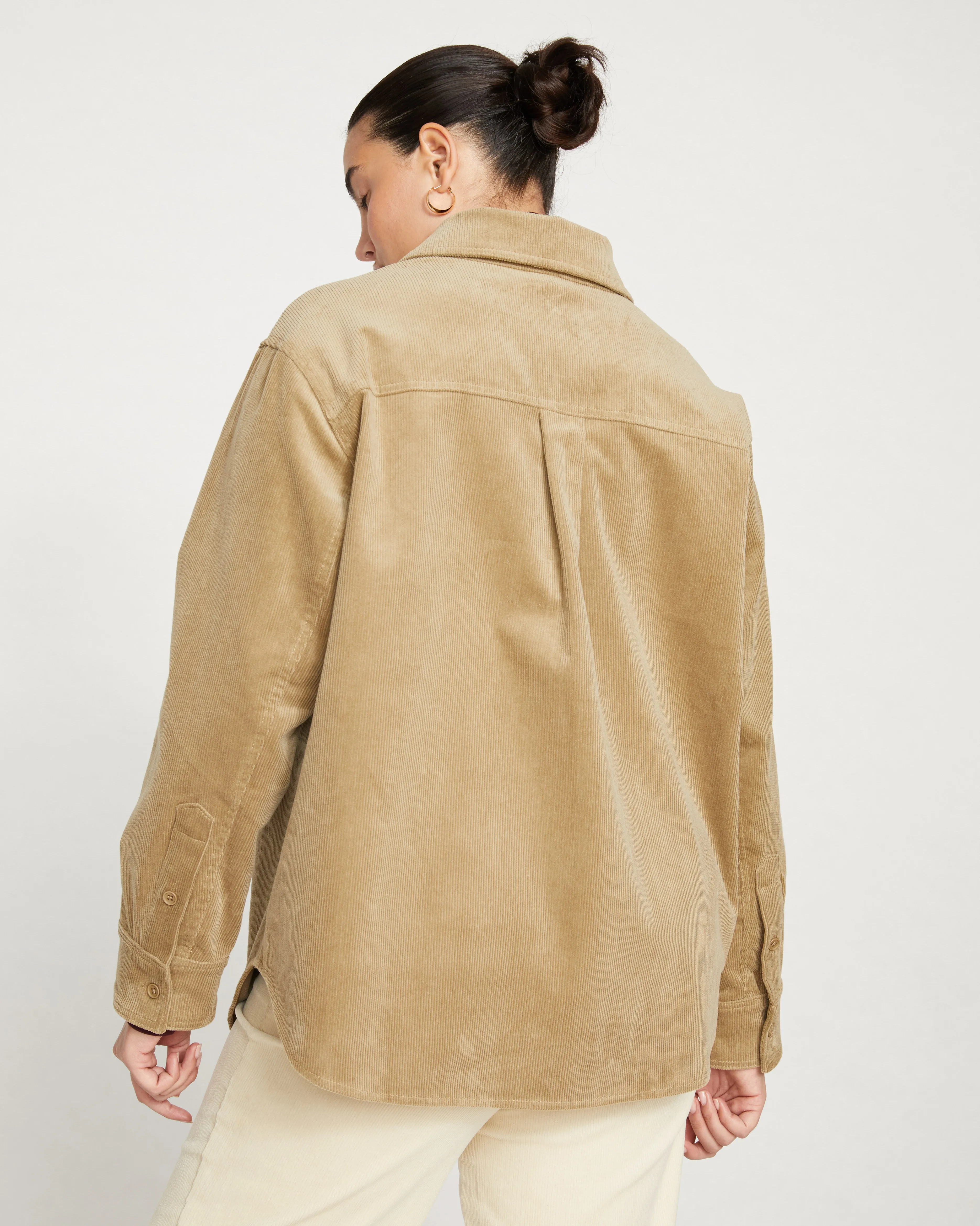 Corduroy Greenwich Jacket - Khaki sold by Universal Standard product image thumbnail 4