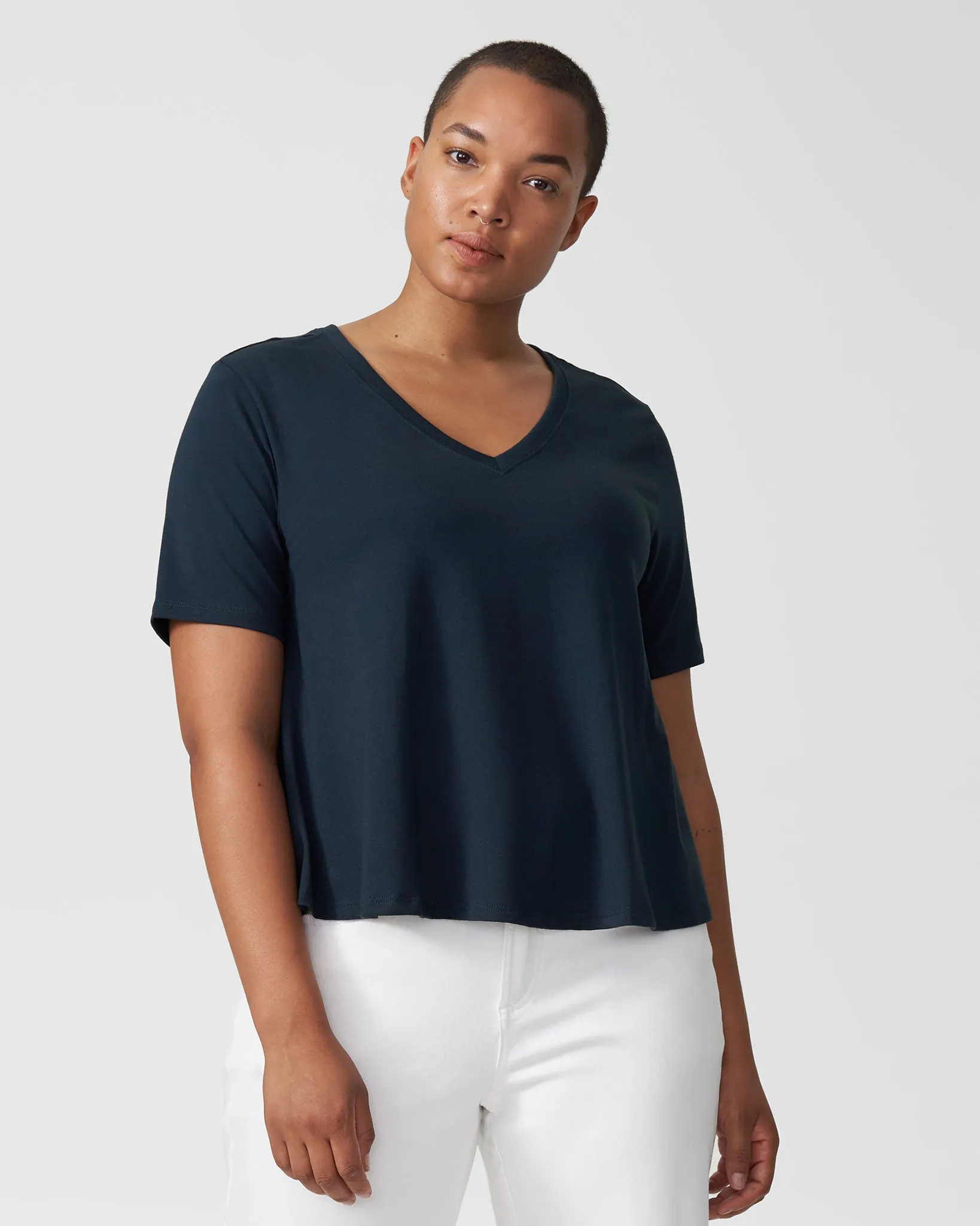 Jase Easy Tee - Navy sold by Universal Standard