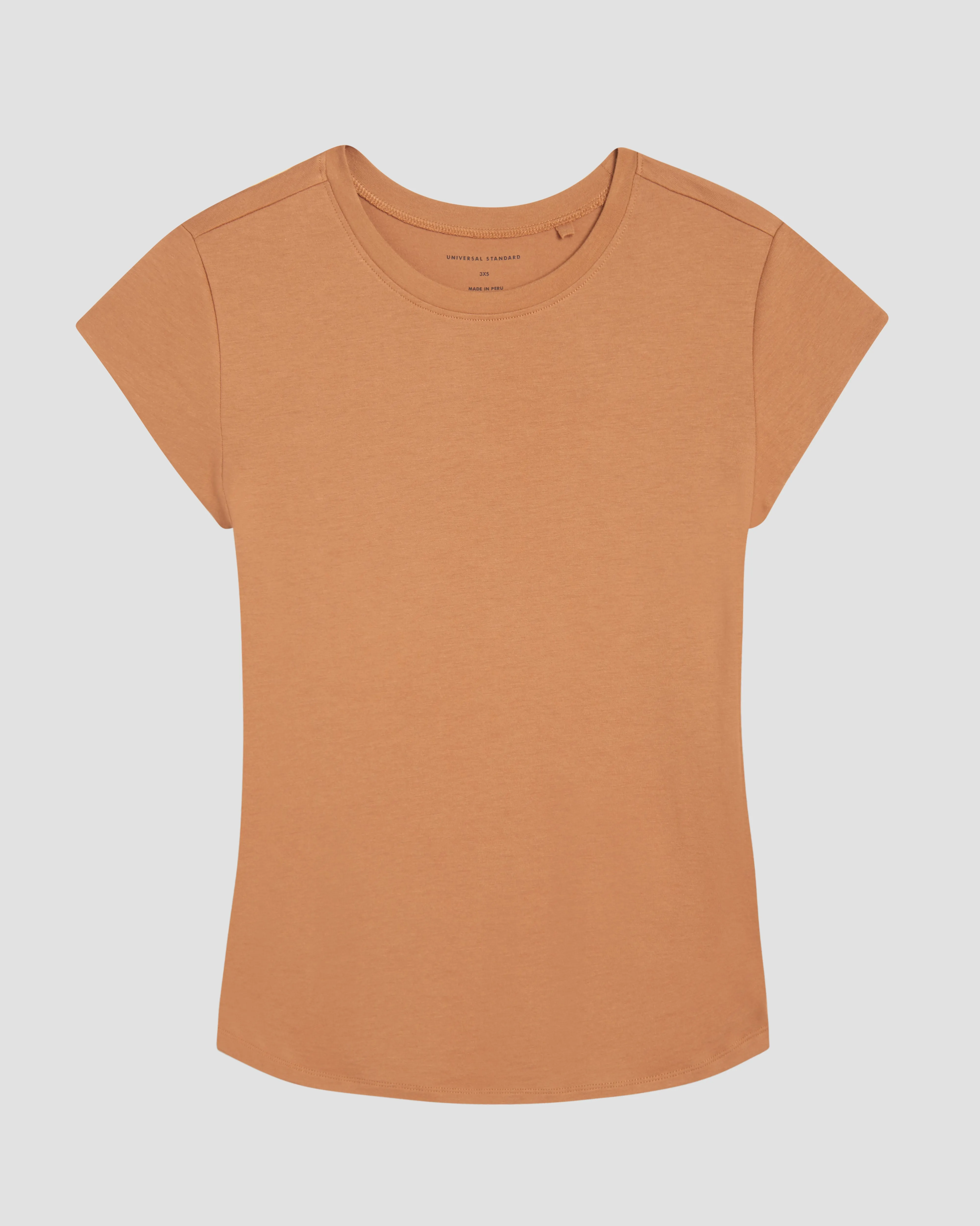 Ashley Cap Sleeve Tee - Caramel sold by Universal Standard product image thumbnail 2