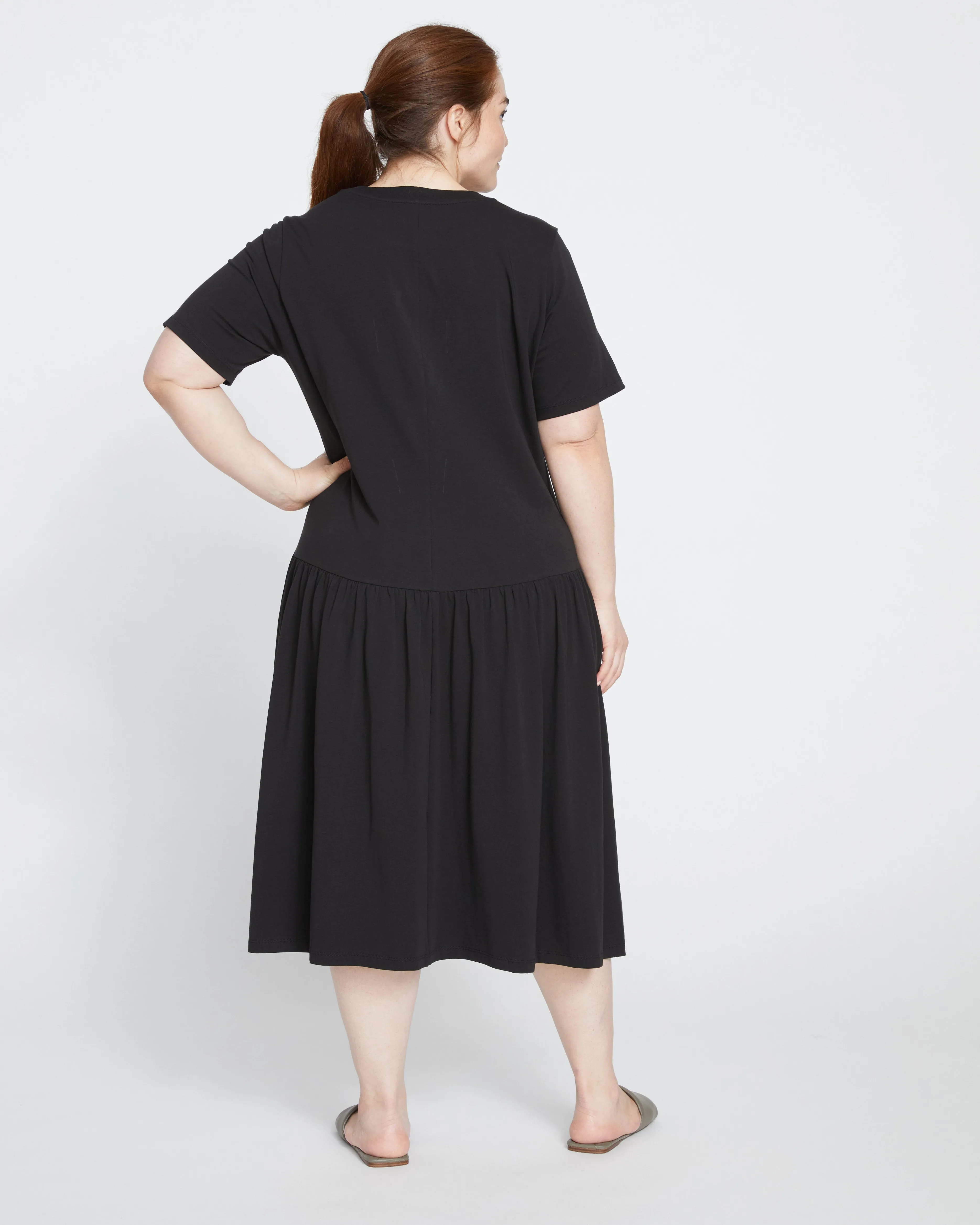 Sunday Garden T-Shirt Dress - Black sold by Universal Standard product image thumbnail 4