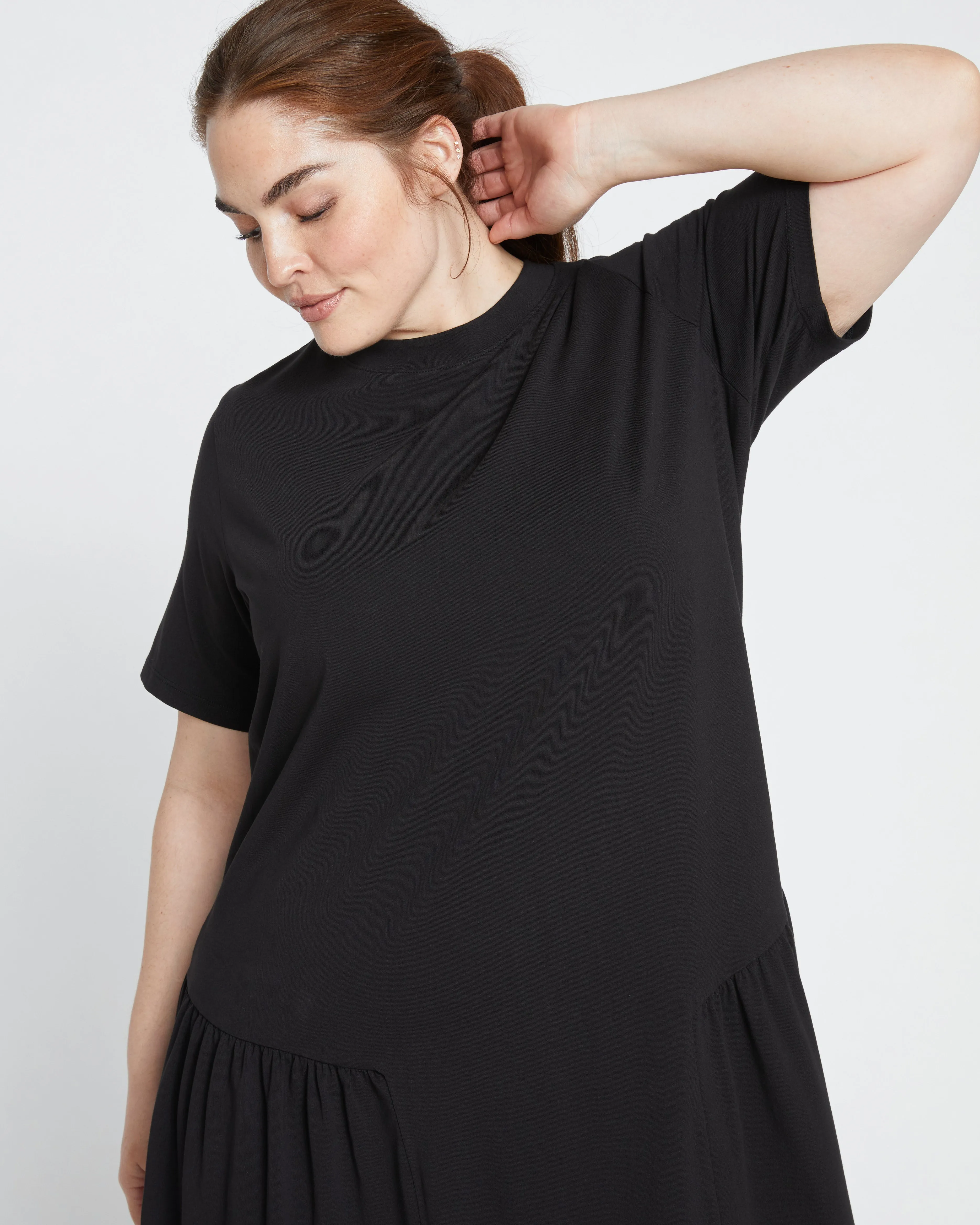 Sunday Garden T-Shirt Dress - Black sold by Universal Standard product image thumbnail 2