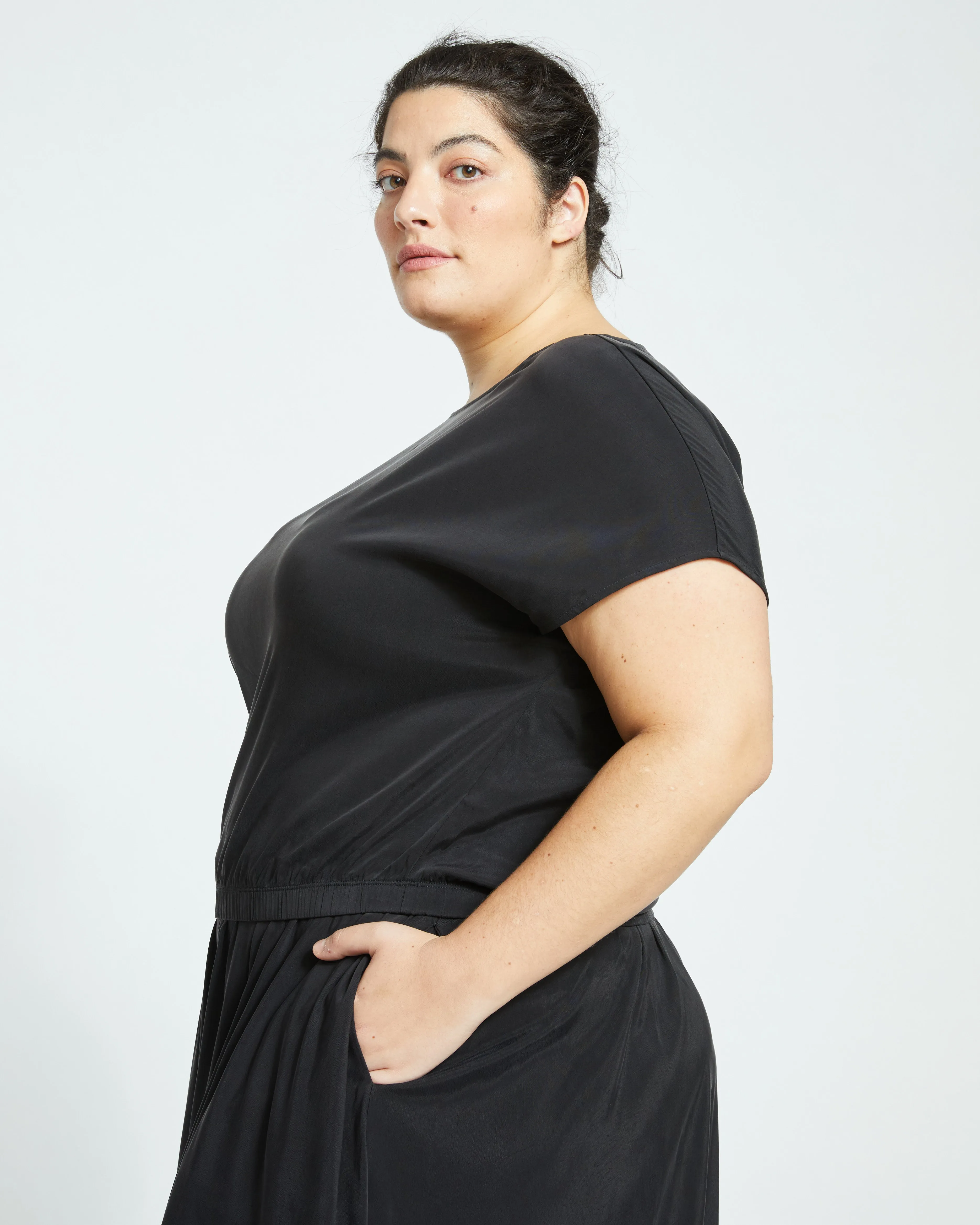 Palma Cupro Top - Black sold by Universal Standard product image thumbnail 3