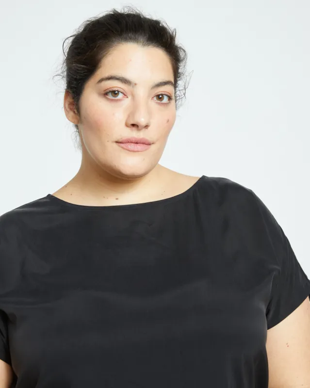 Palma Cupro Top - Black sold by Universal Standard