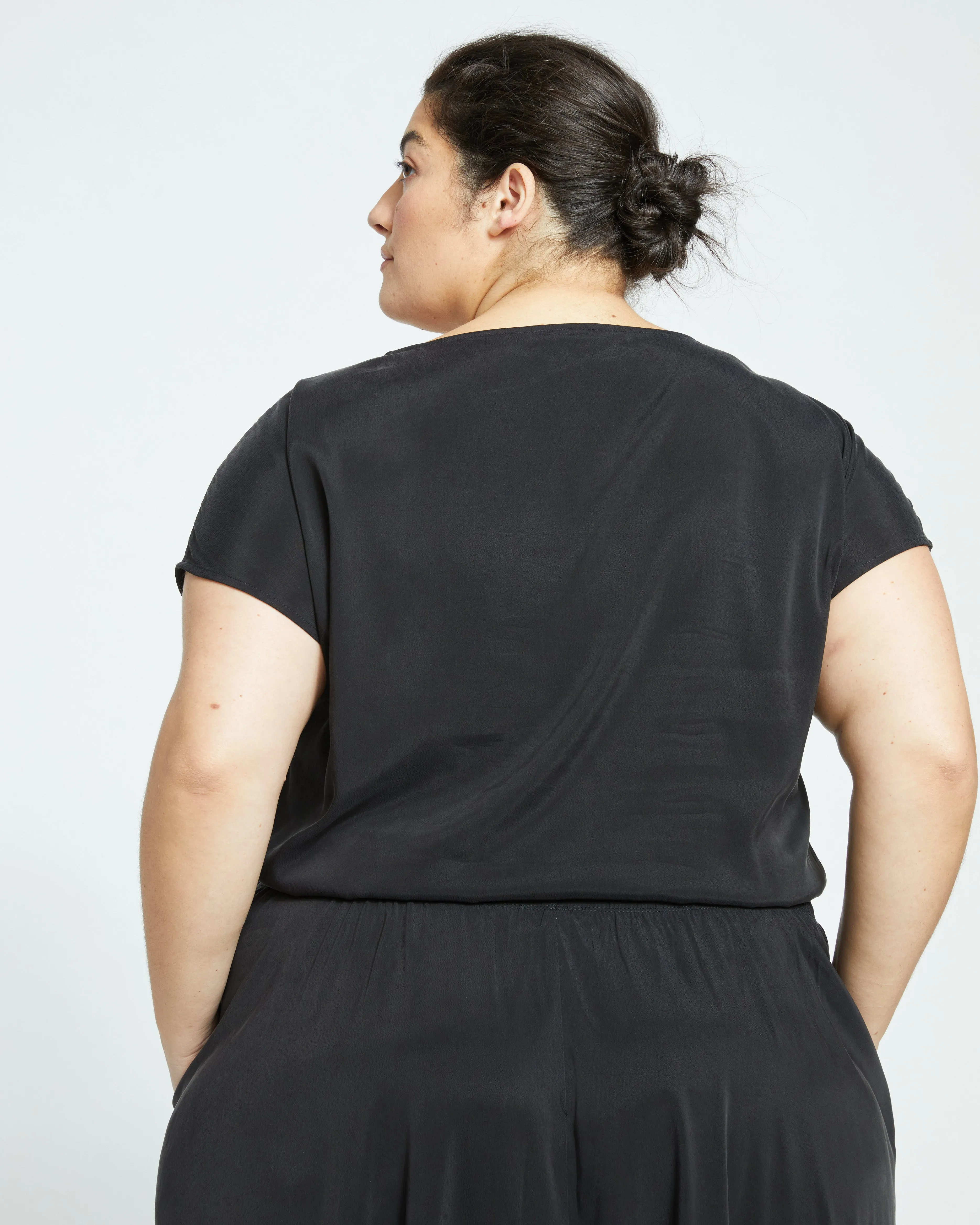 Palma Cupro Top - Black sold by Universal Standard product image thumbnail 4