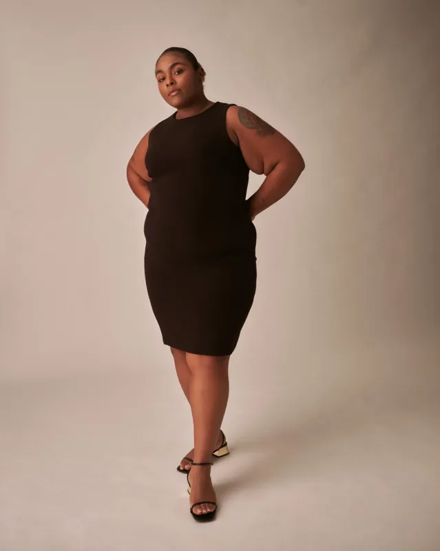 Henning x US Carlisle Crepe Dress - Black sold by Universal Standard