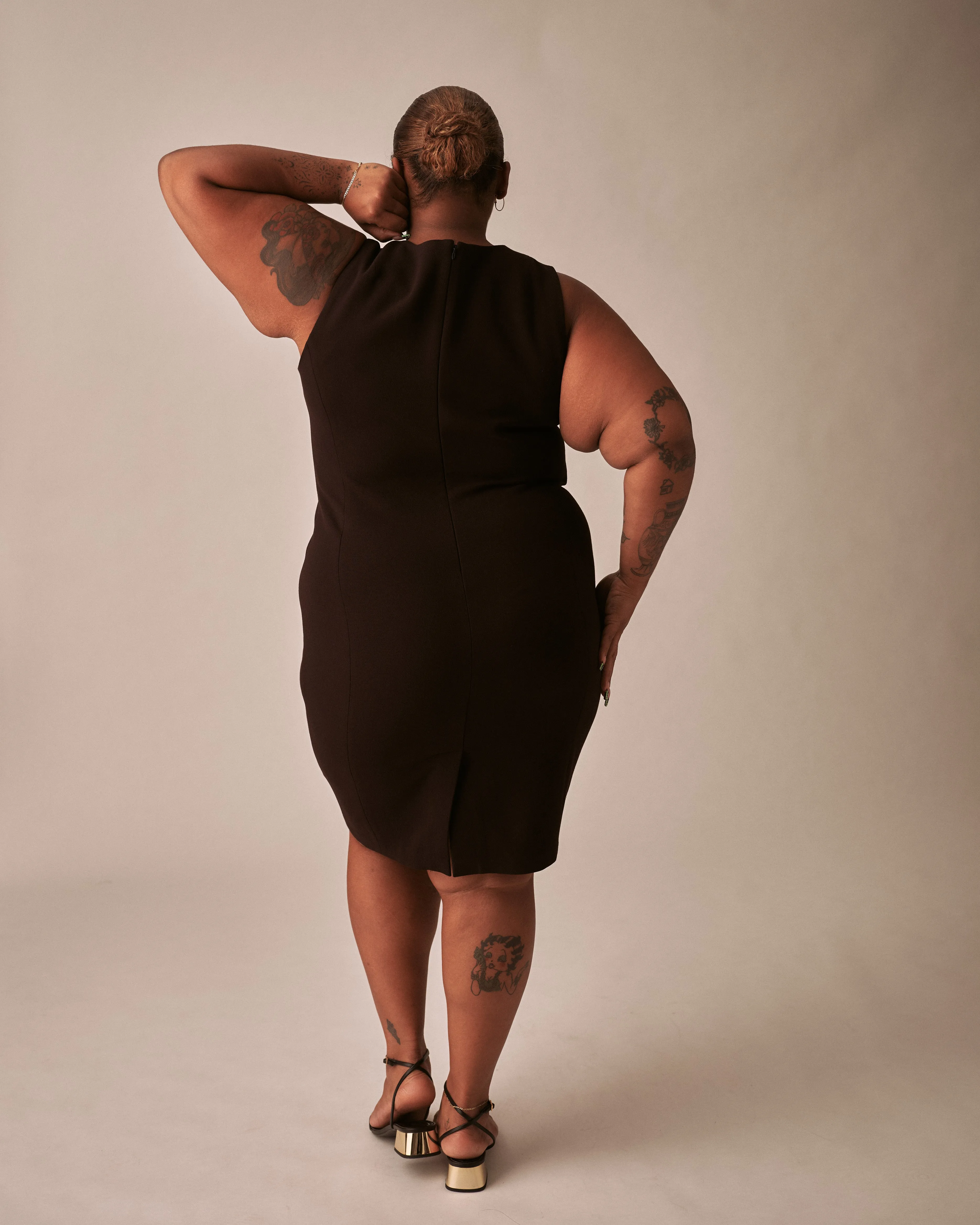 Henning x US Carlisle Crepe Dress - Black sold by Universal Standard product image thumbnail 4
