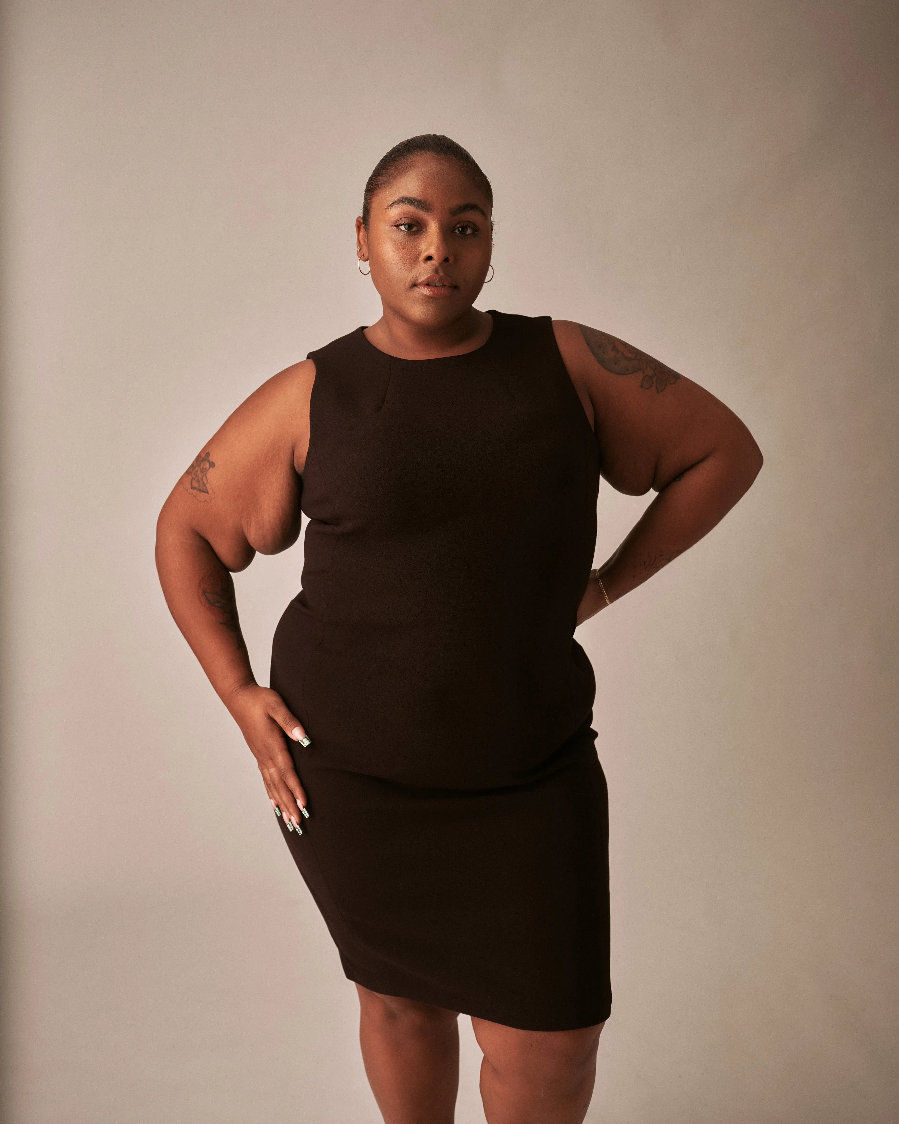 Henning x US Carlisle Crepe Dress - Black sold by Universal Standard product image thumbnail 2