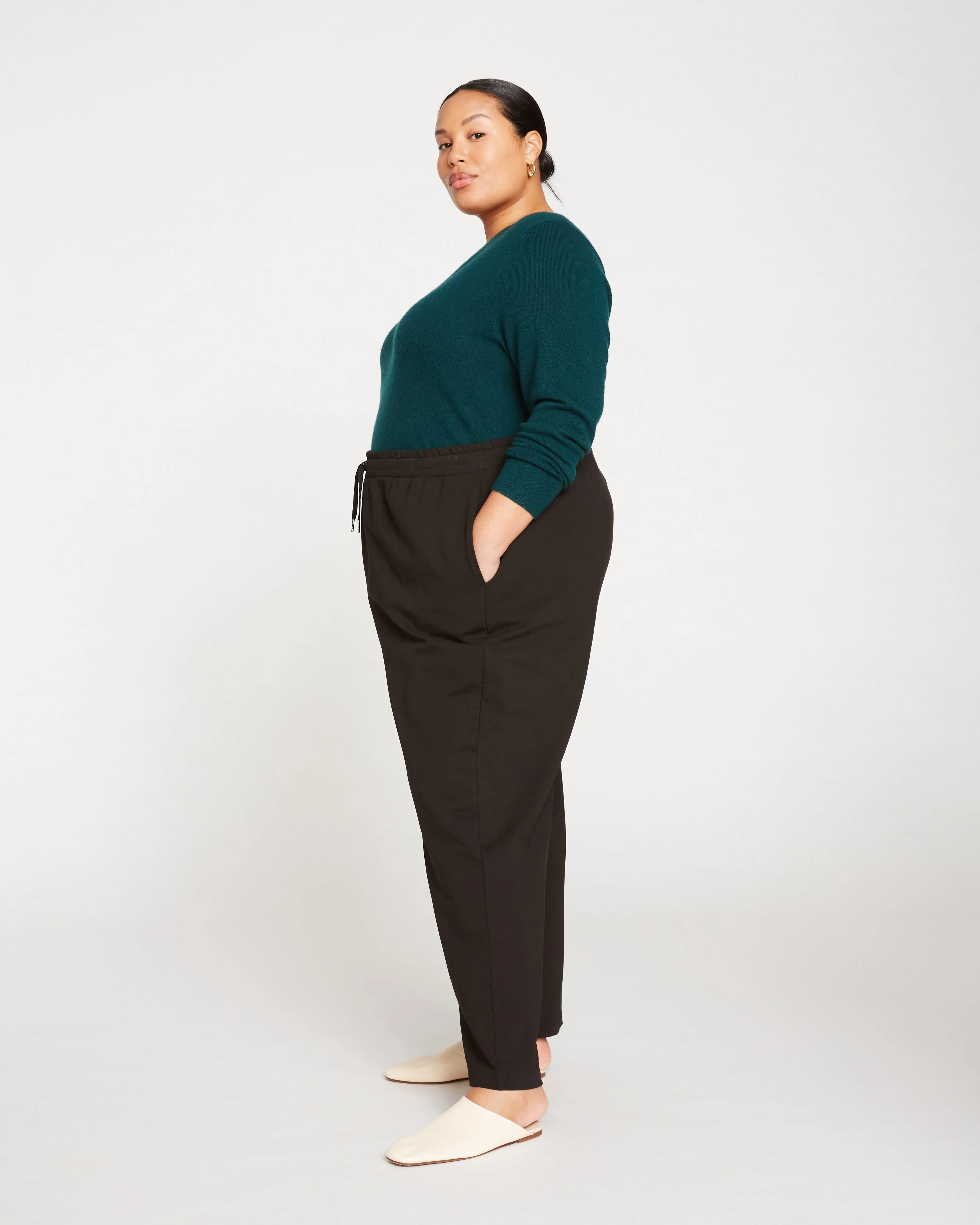 Classic Light Terry Sweatpants - Black sold by Universal Standard product image thumbnail 4