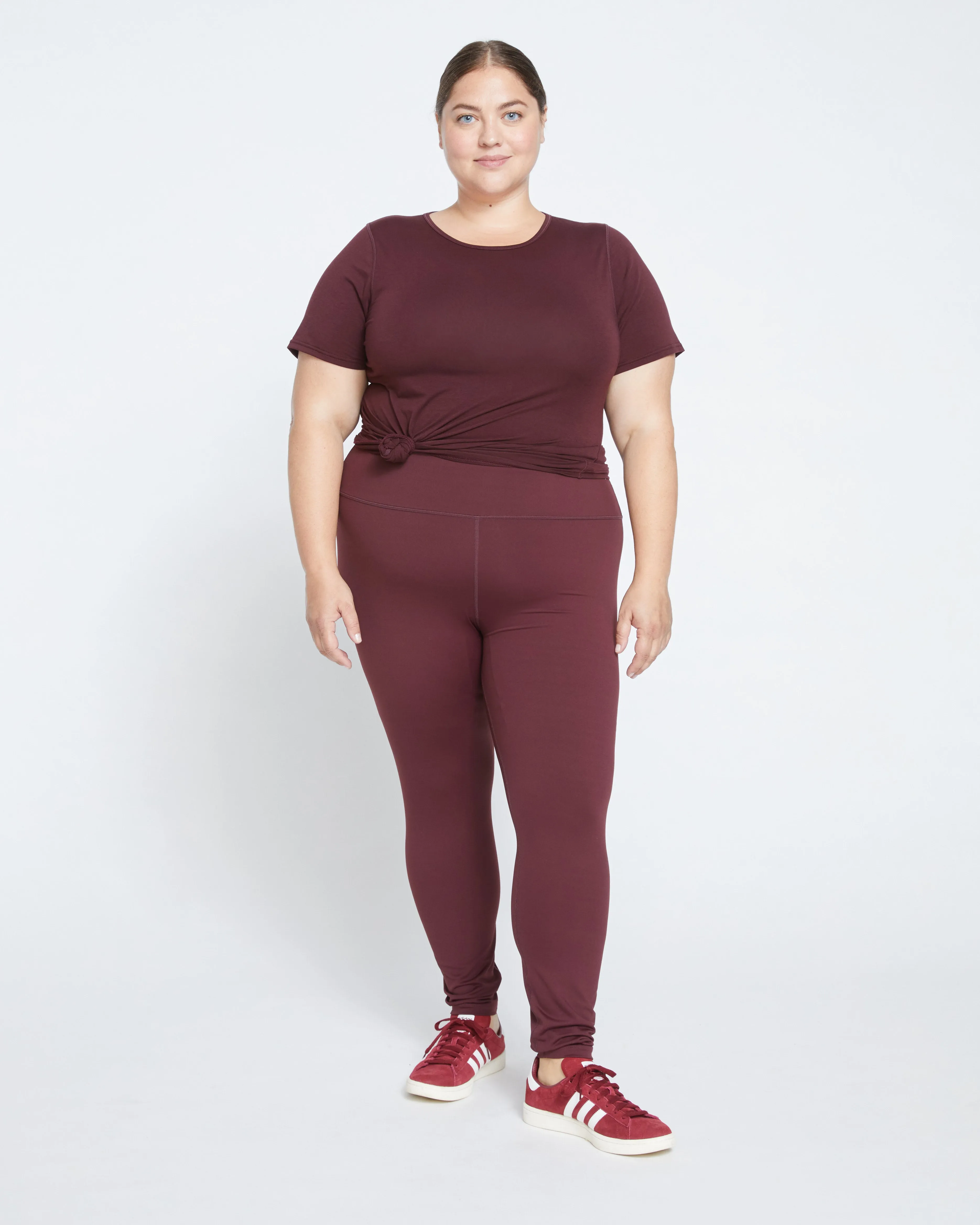 Next-to-Naked Legging - Black Cherry sold by Universal Standard
