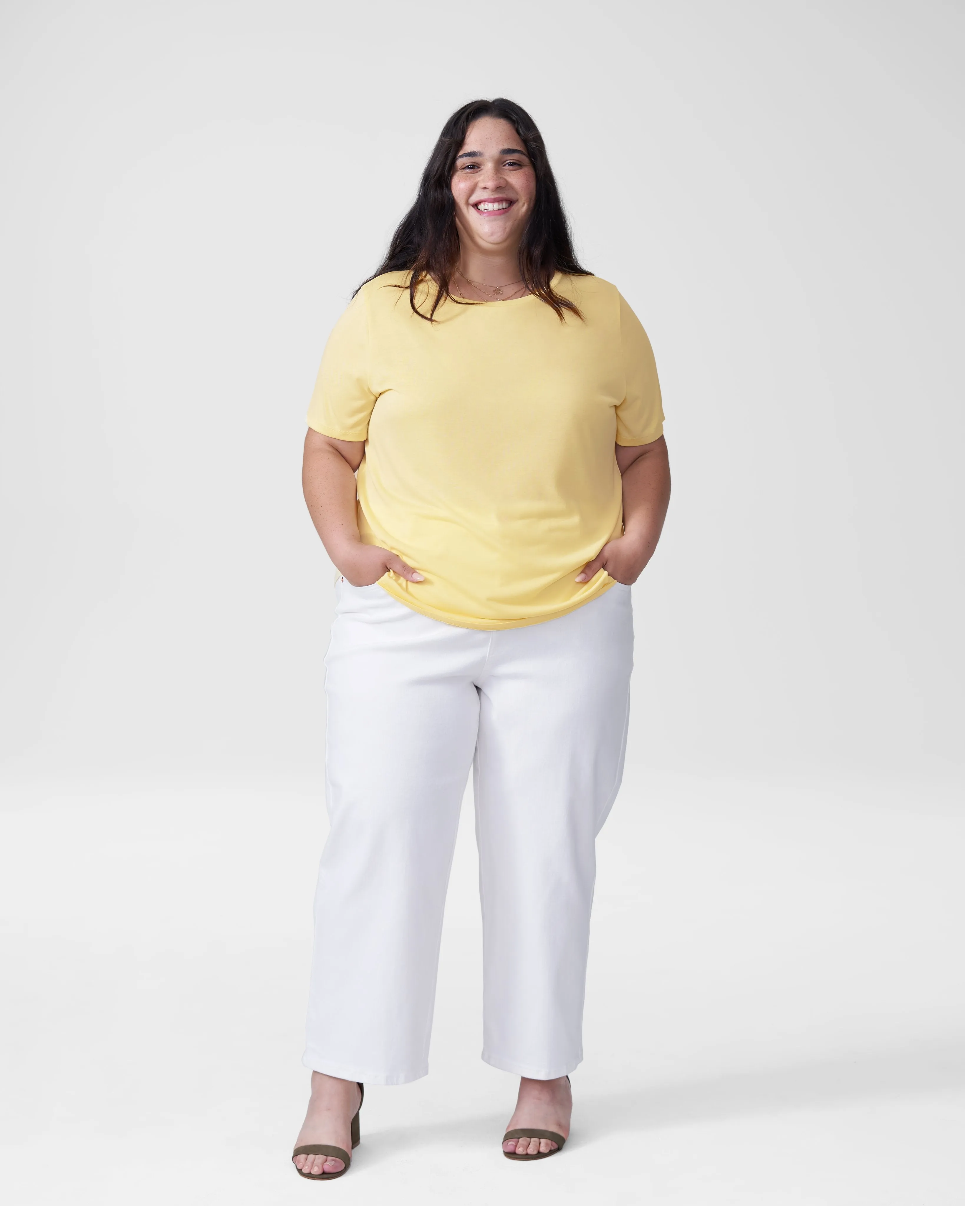 Sandwash Jersey Tee Rex - Butter sold by Universal Standard product image thumbnail 2