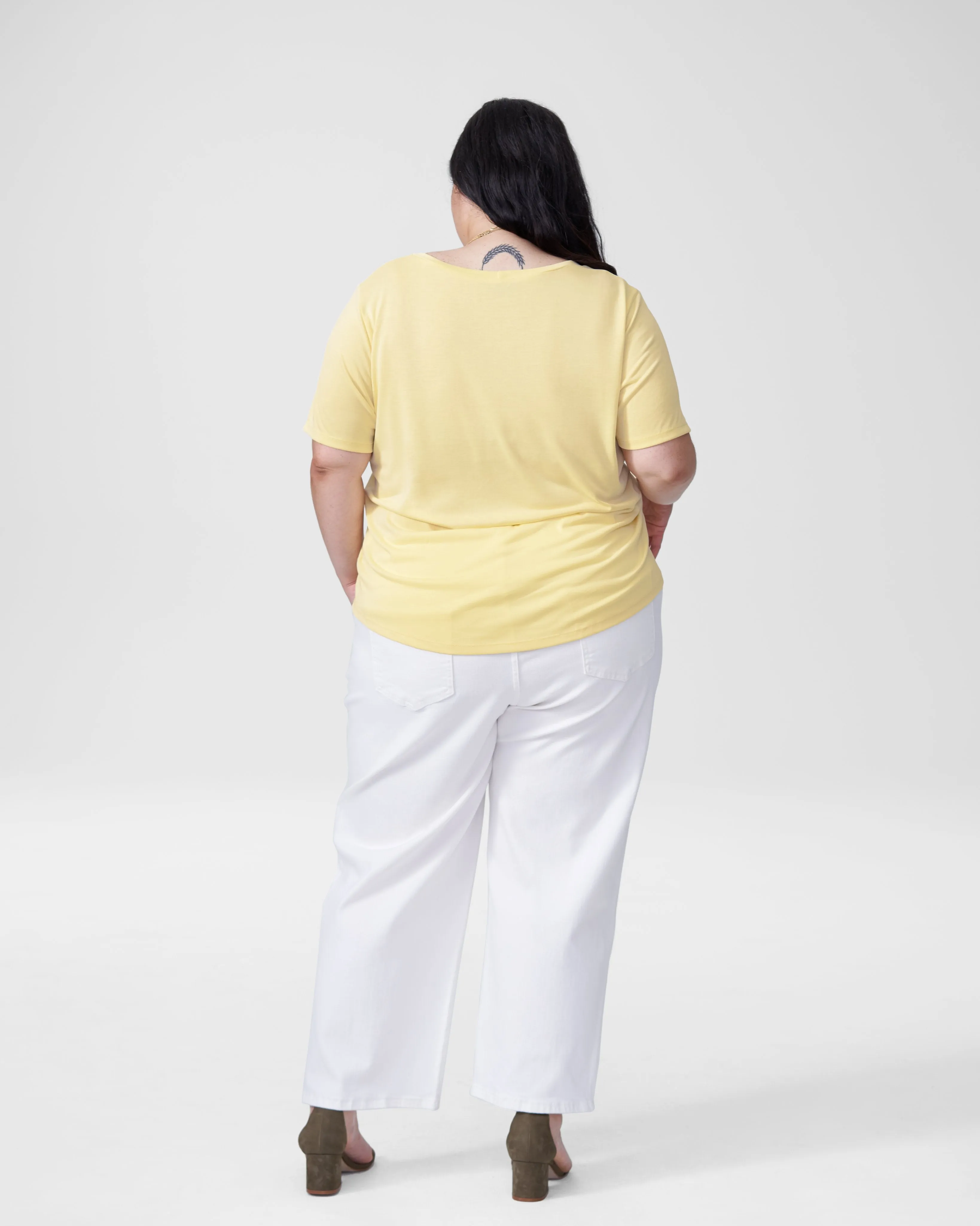 Sandwash Jersey Tee Rex - Butter sold by Universal Standard product image thumbnail 3