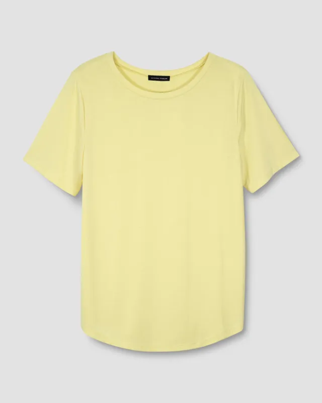 Sandwash Jersey Tee Rex - Butter sold by Universal Standard