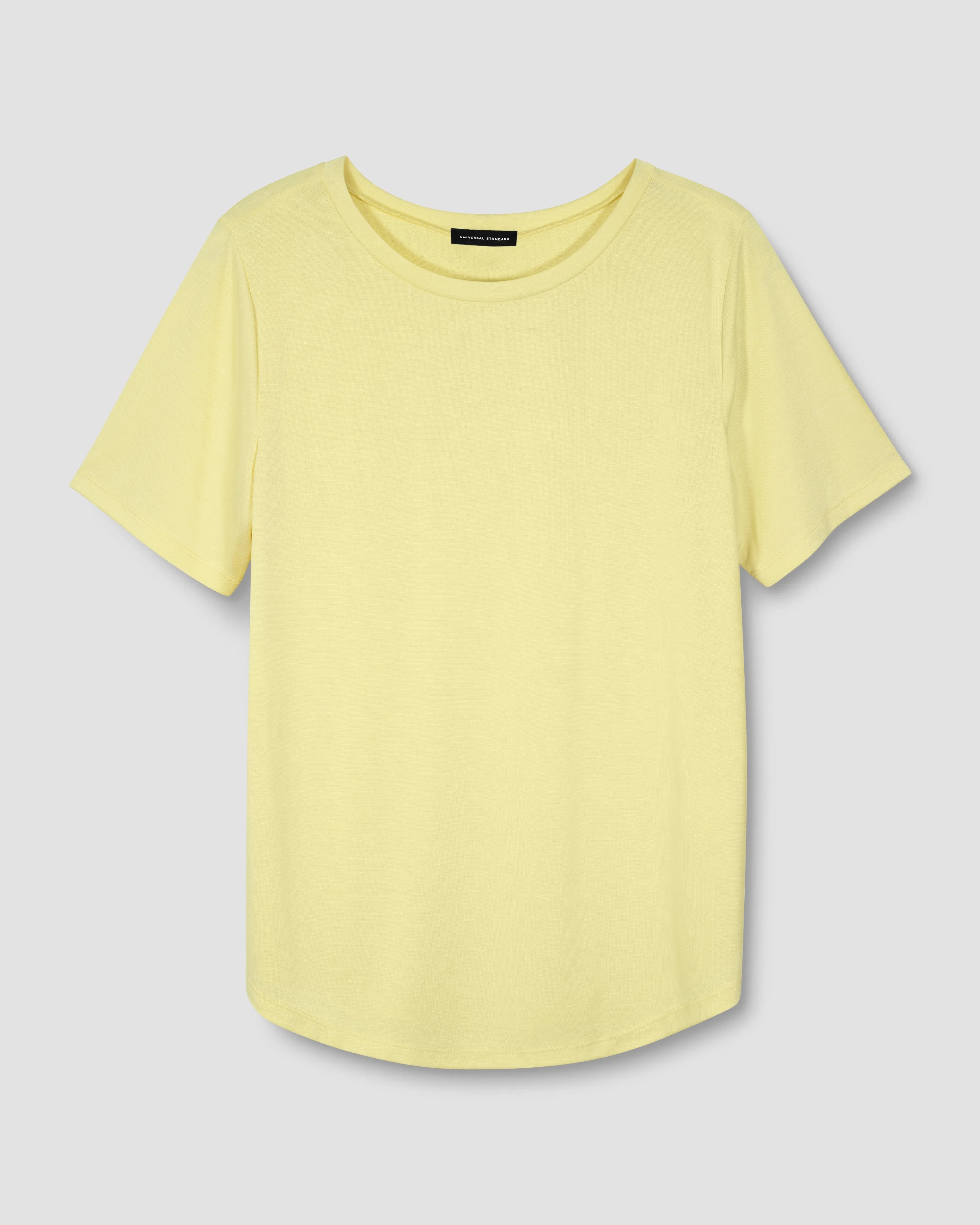 Sandwash Jersey Tee Rex - Butter sold by Universal Standard