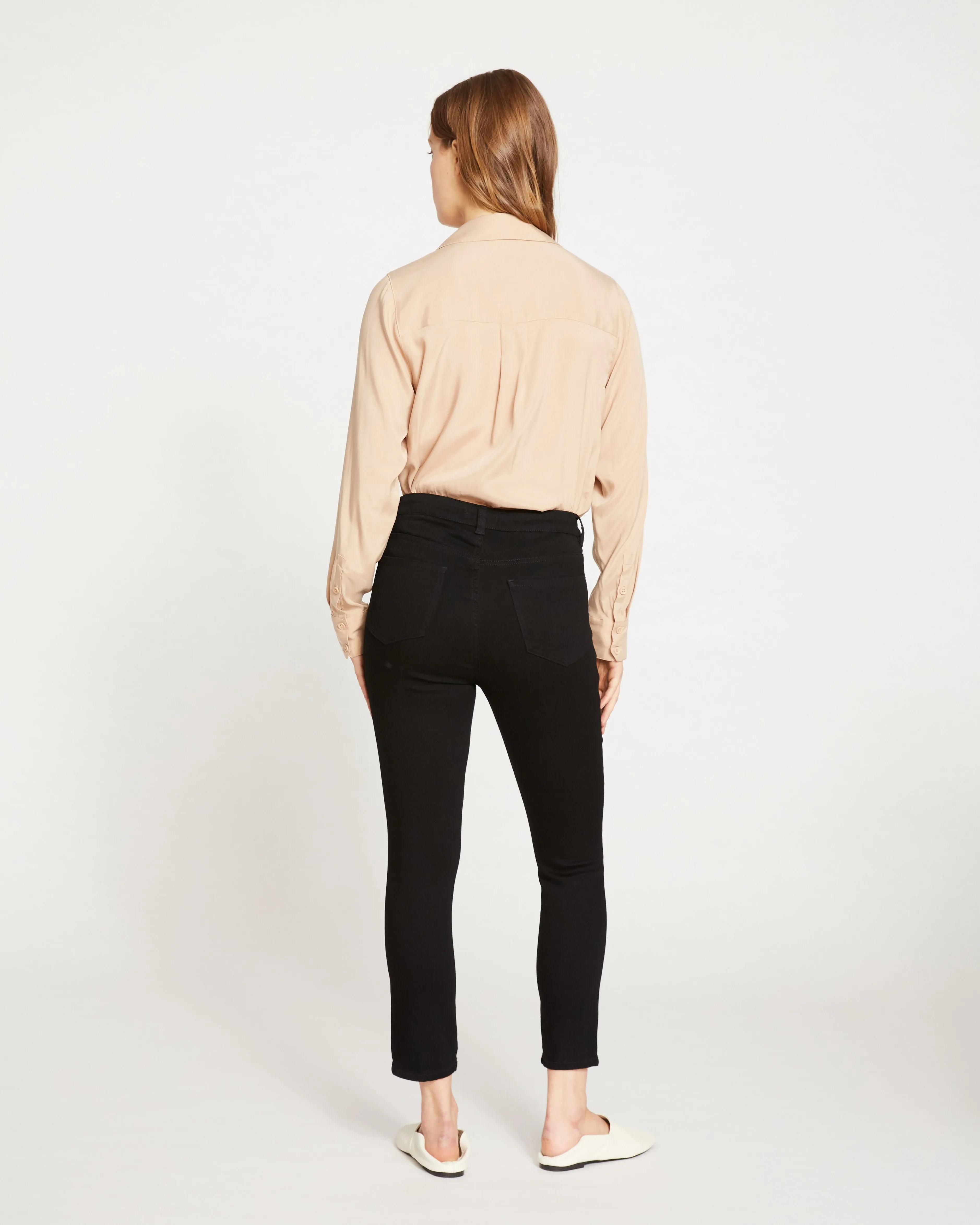 Seine Mid Rise Skinny Jeans 27 Inch - Black sold by Universal Standard product image thumbnail 4