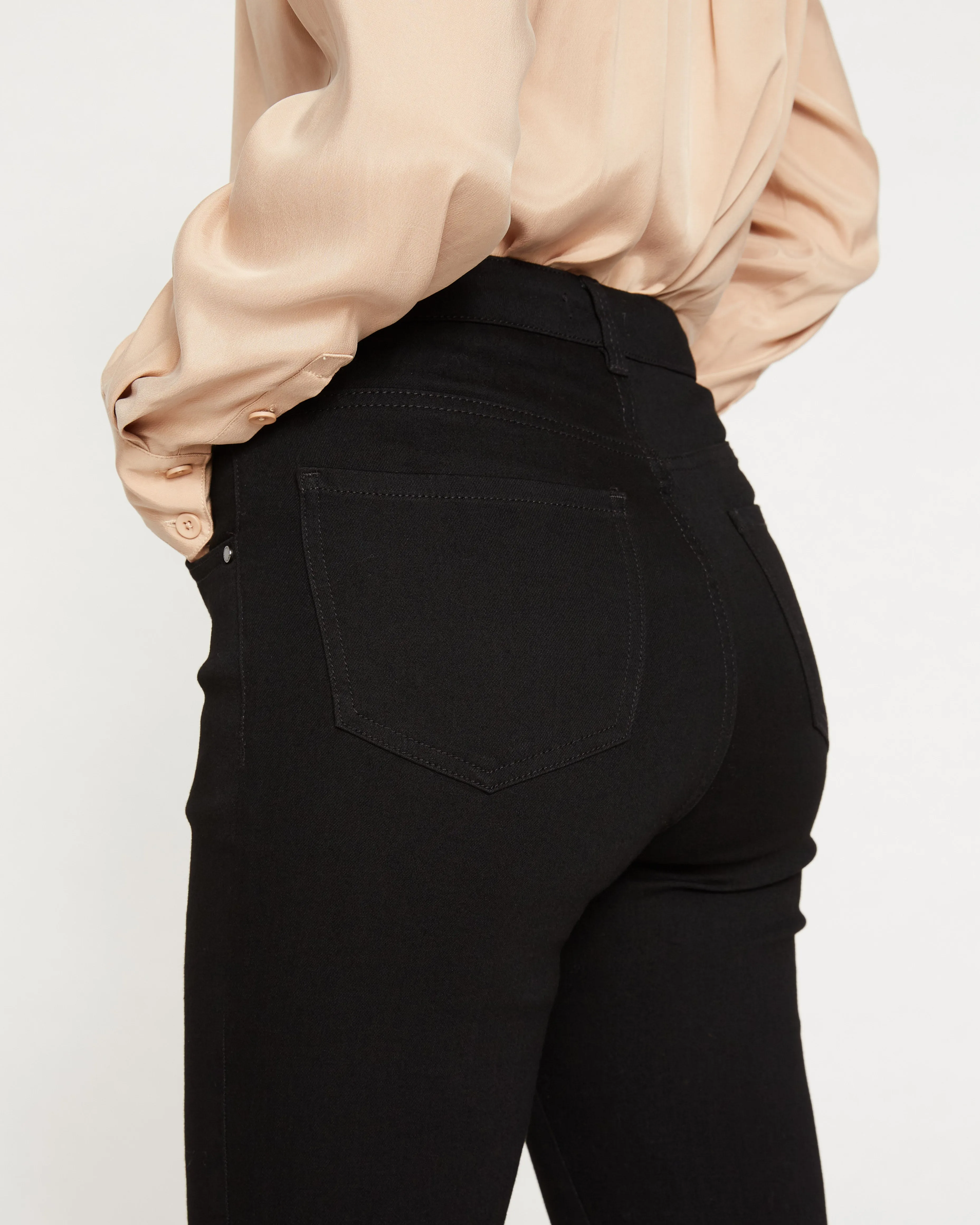 Seine Mid Rise Skinny Jeans 27 Inch - Black sold by Universal Standard product image thumbnail 2