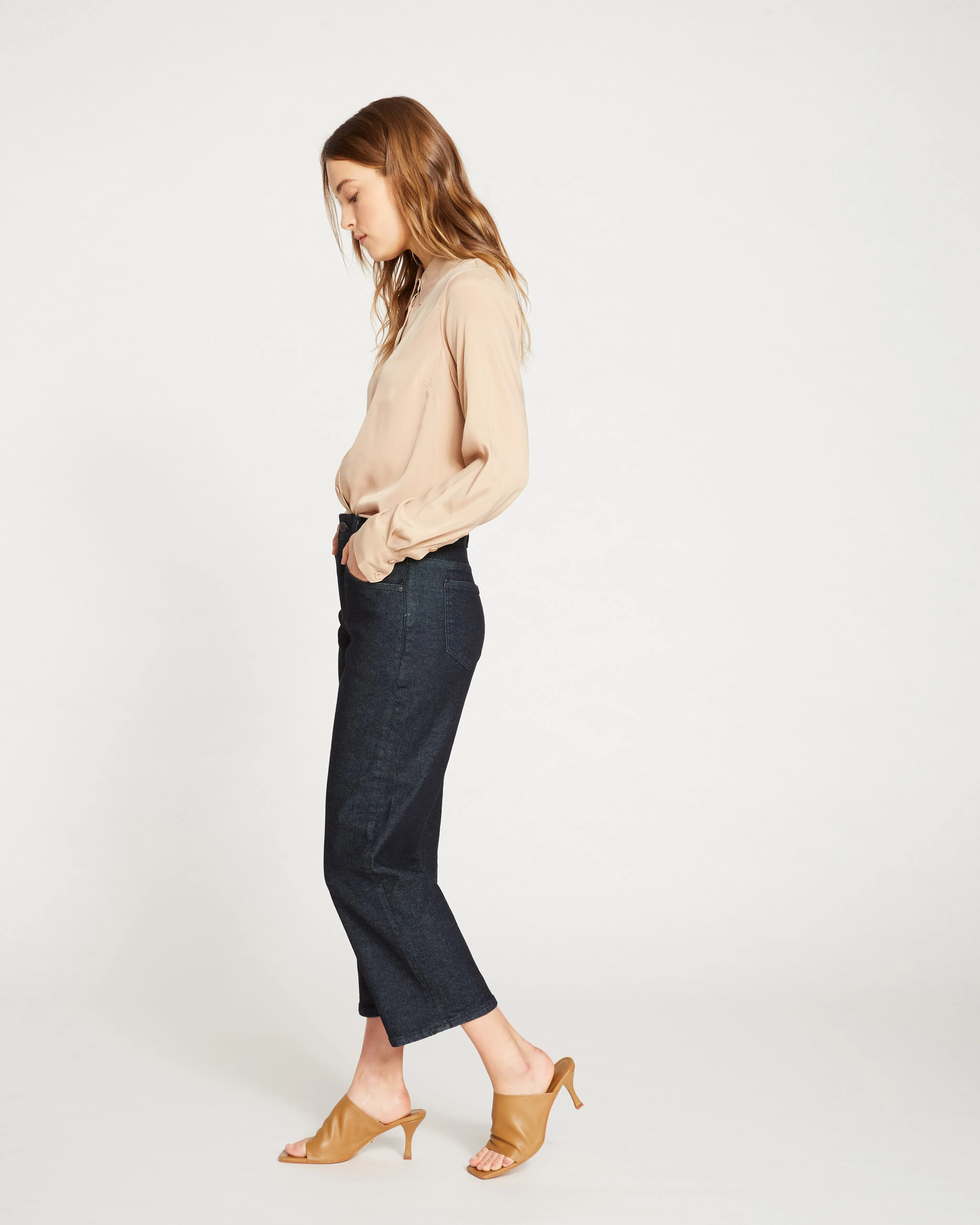 Bae Boyfriend Crop Jeans - Dark Indigo sold by Universal Standard product image thumbnail 5